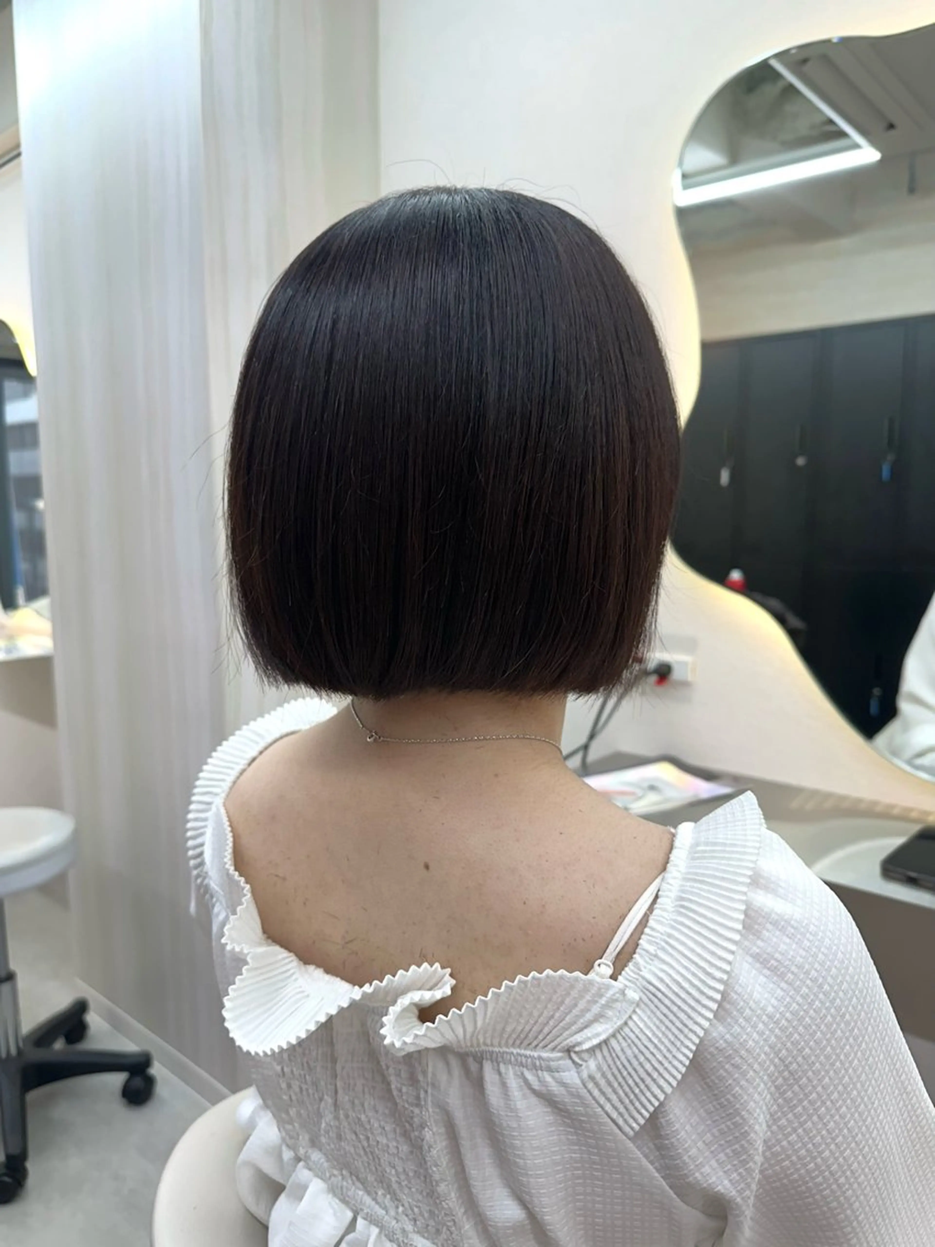 ミディアム カラー ヘアアレンジ カット 🖤kana/艶髪/ 韓国風暗髪カラー🖤のヘアスタイル