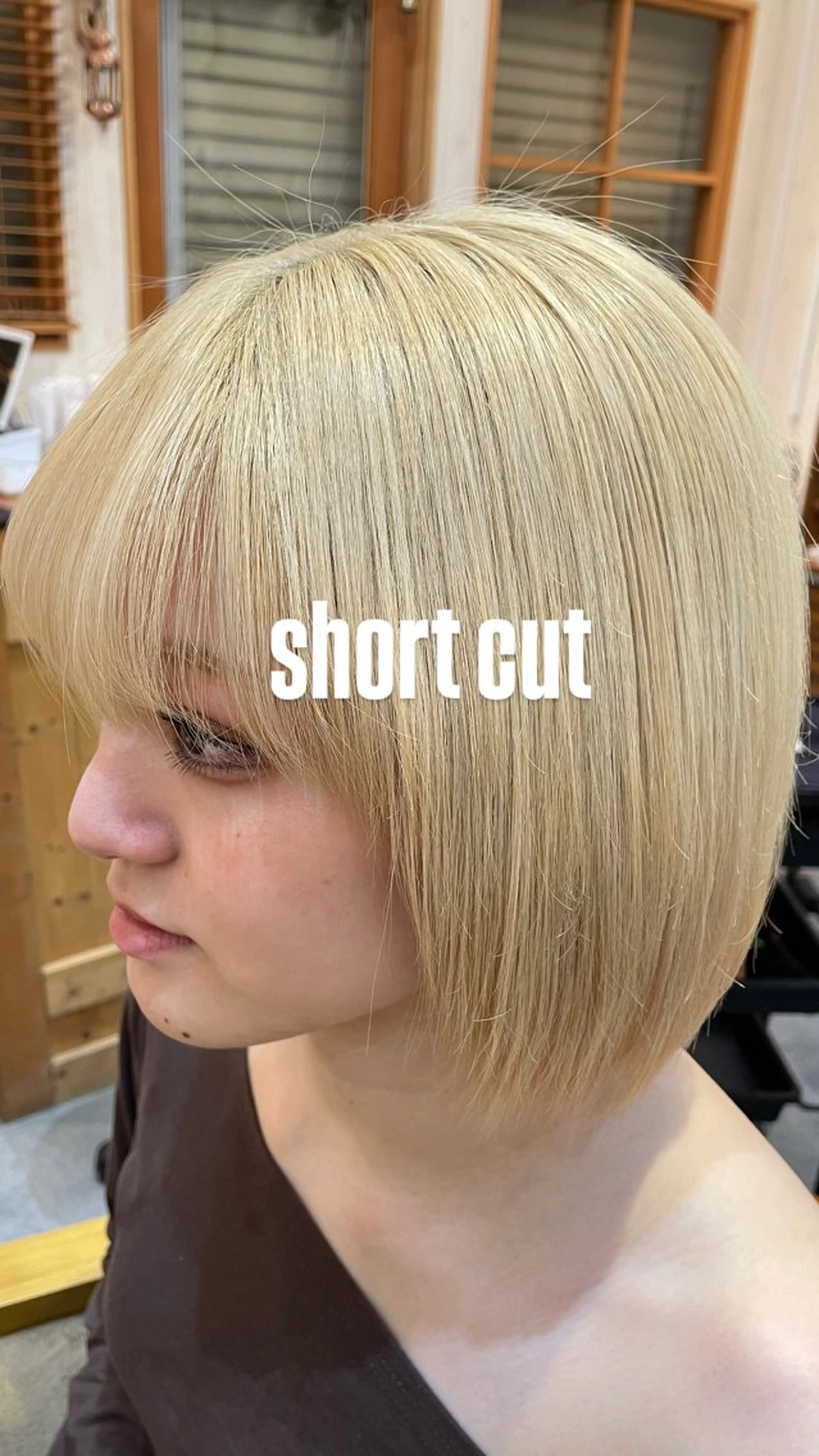 ショート 🪻二宮俊カットモデ ル縮毛矯正募集🪻のヘアスタイル