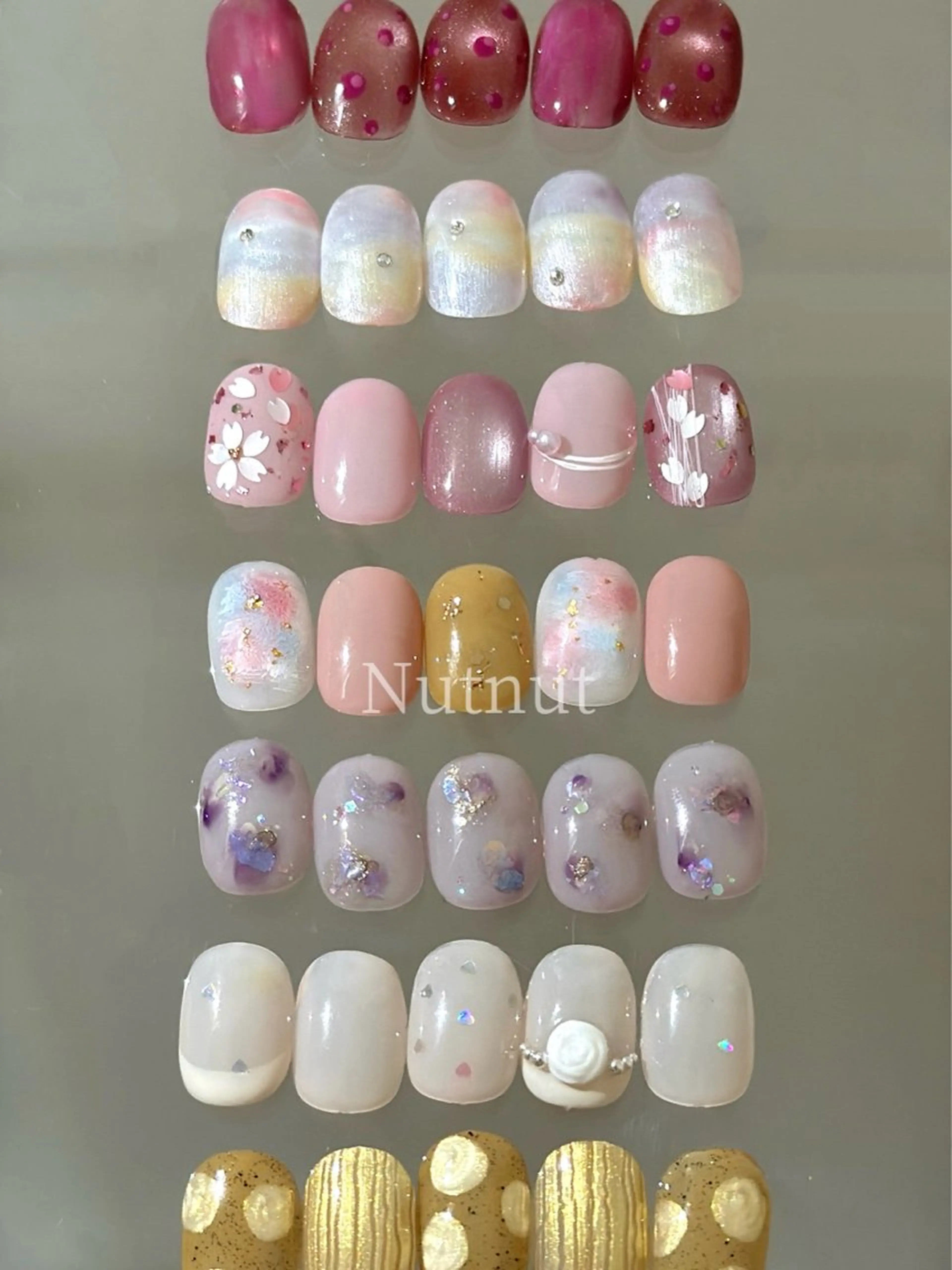 春桜のデザイン定額ネイルモデル限定の写真