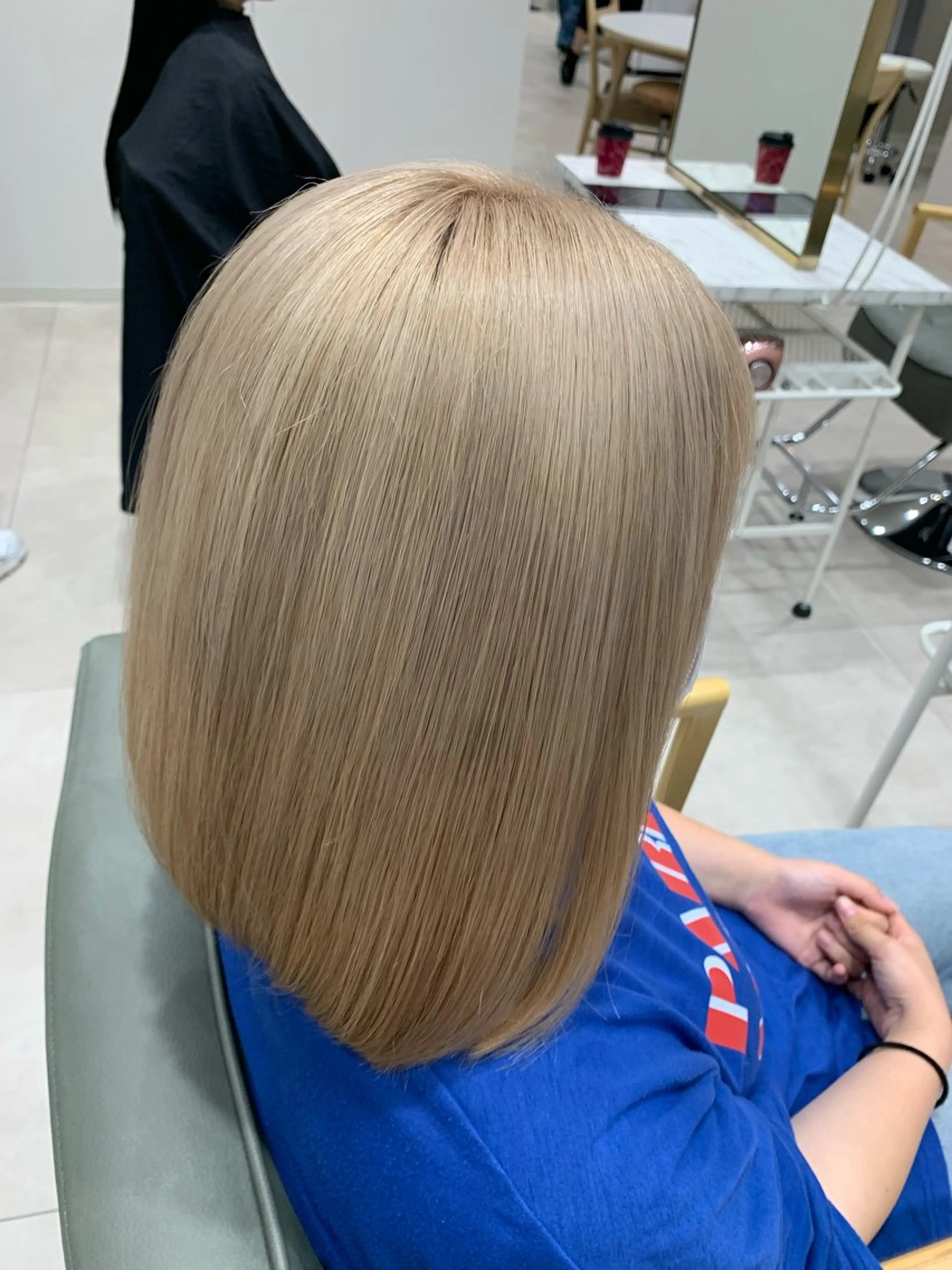 🌈ブリーチ×カラー×トリートメント🌈アイロン仕上げの写真