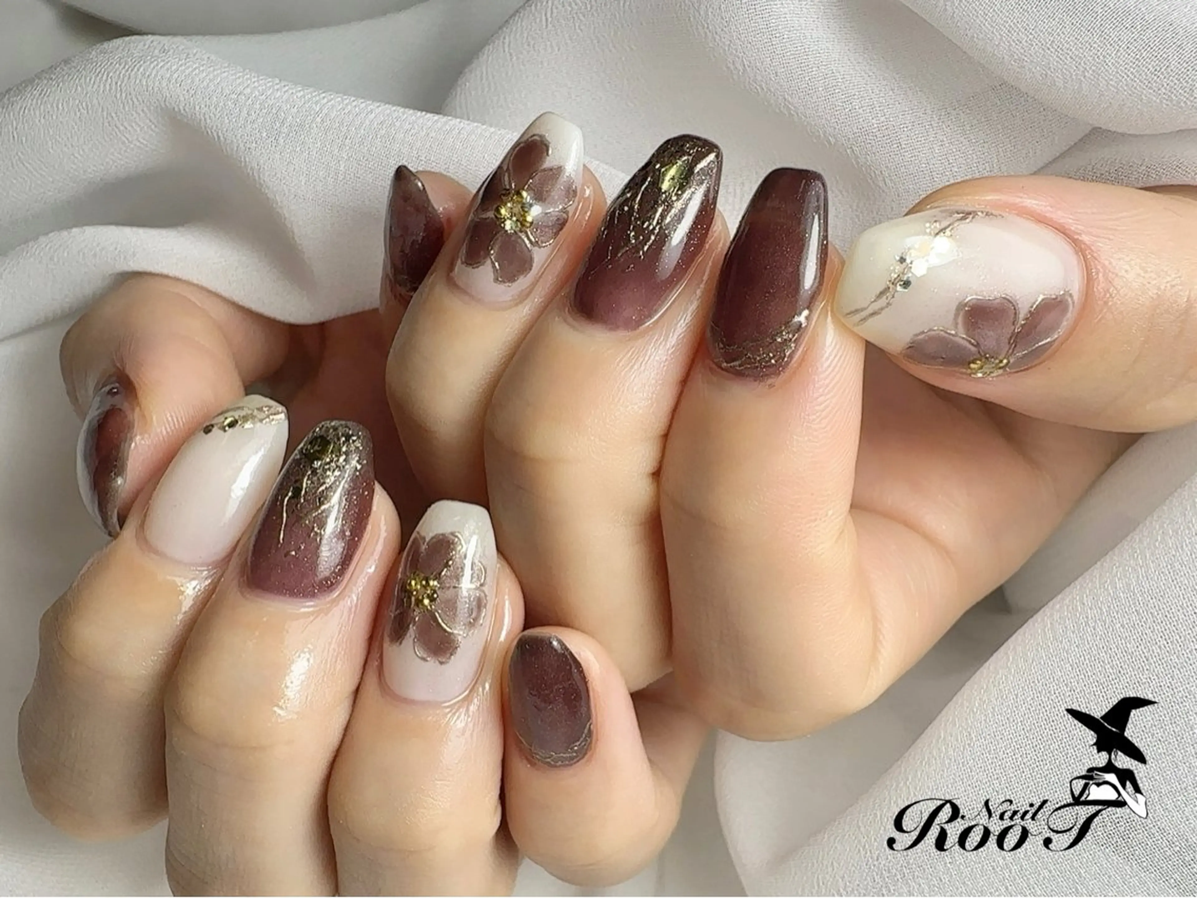 ネイル マグネットネイル ハンドネイル RooT Nailのネイルデザイン