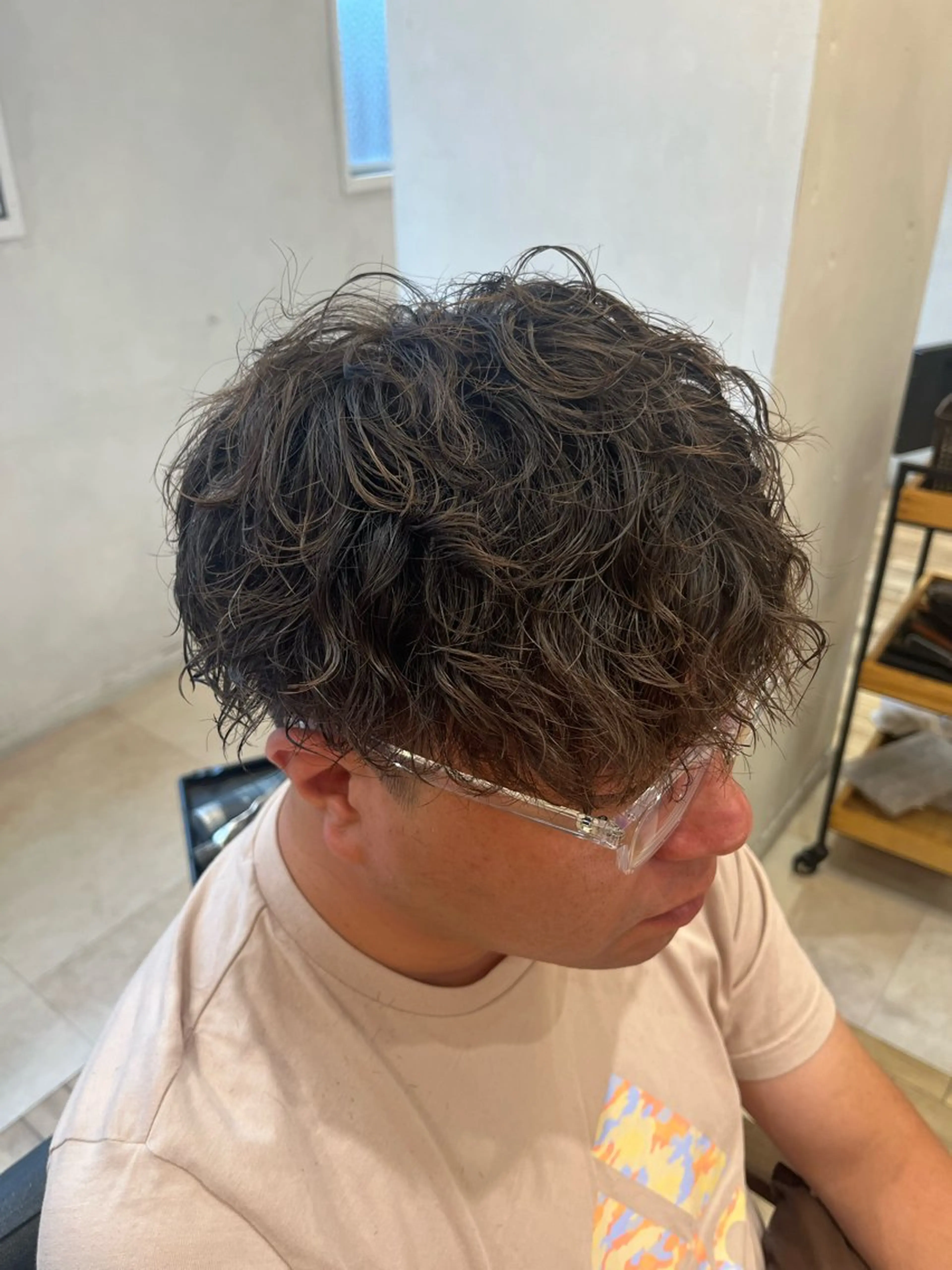 パーマ メンズ 🟦メンズ特化🟦 たかしま　あさひのヘアスタイル