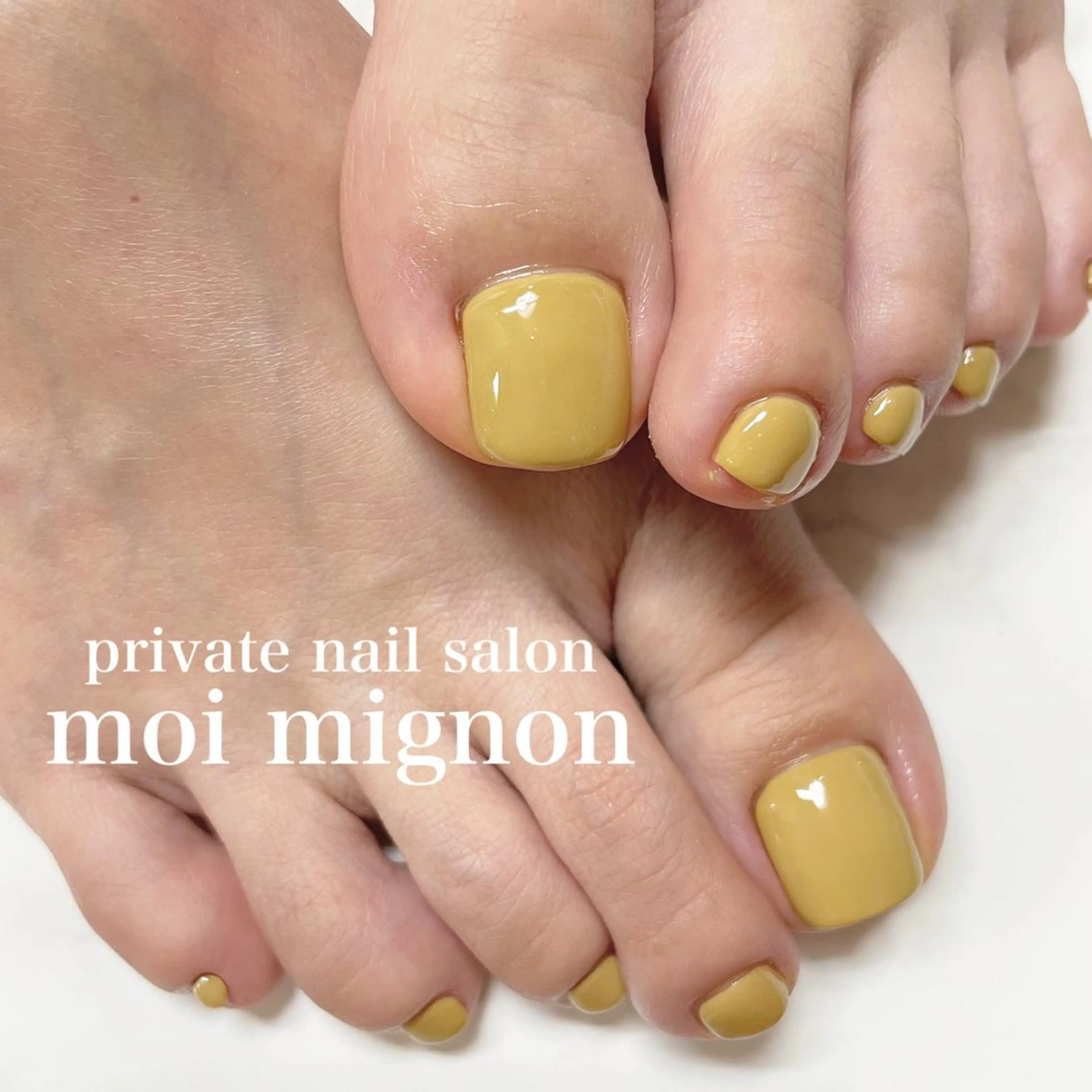 ネイル フットネイル ワンカラーネイル フットネイル nailist Aki♡のネイルデザイン