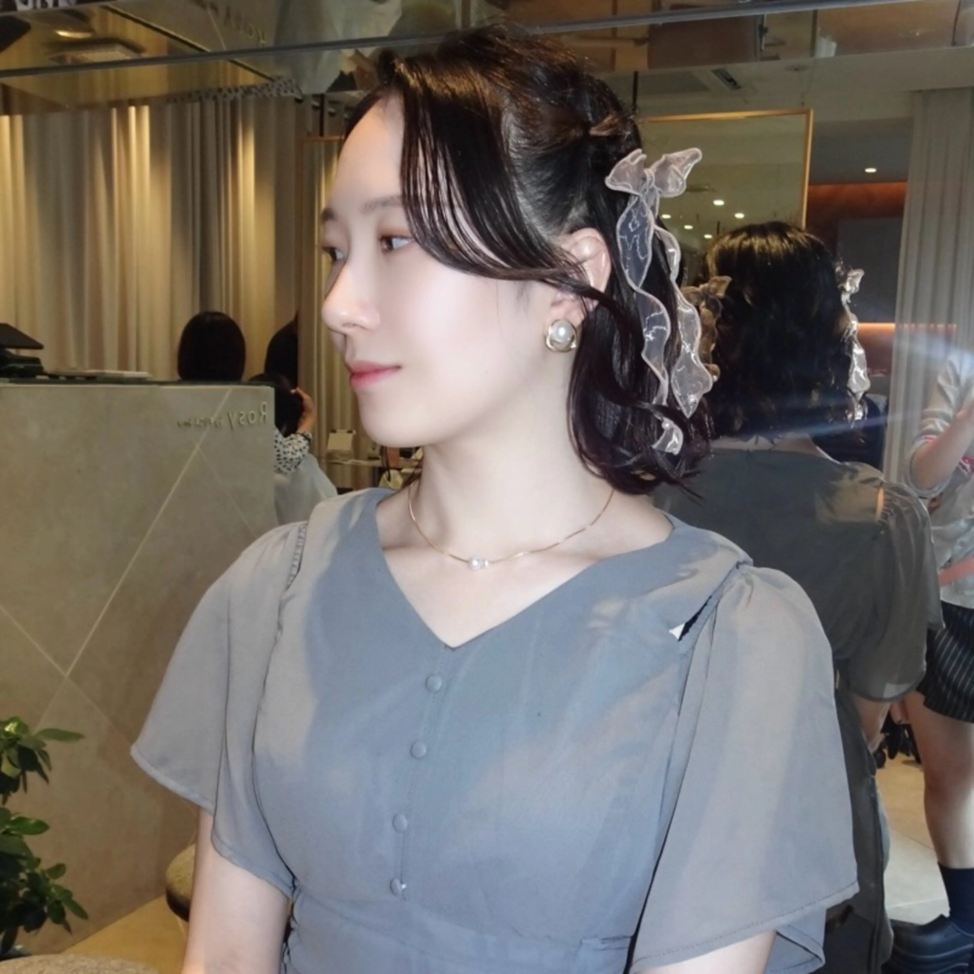 ヘアアレンジ ボブ ヘアセット ニュアンスヘア🪡 nenekaのヘアスタイル