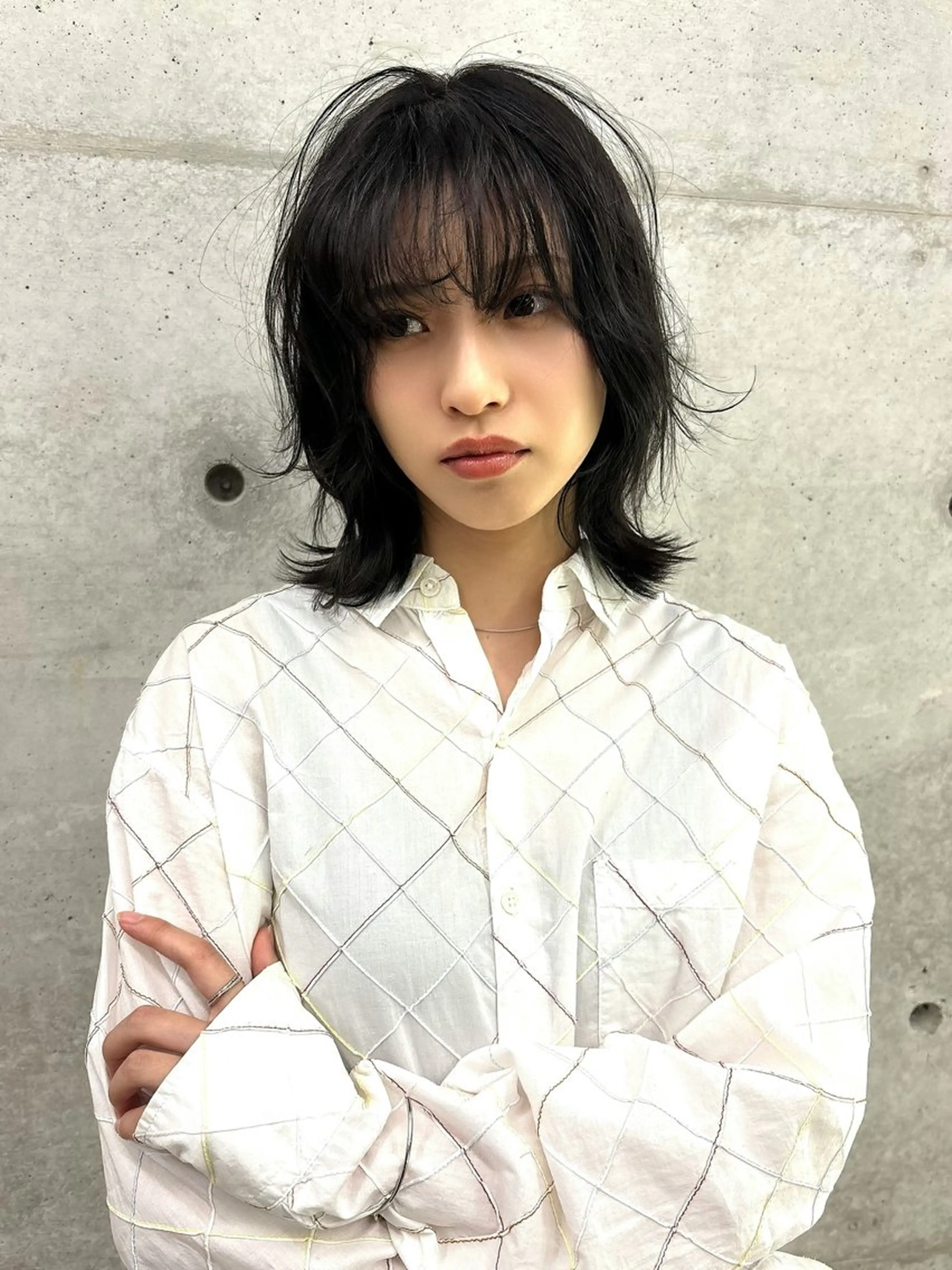 ショート パーマ レイヤーカット カット パーマ トリートメント LOMARLIE 岡山HANAのヘアスタイル