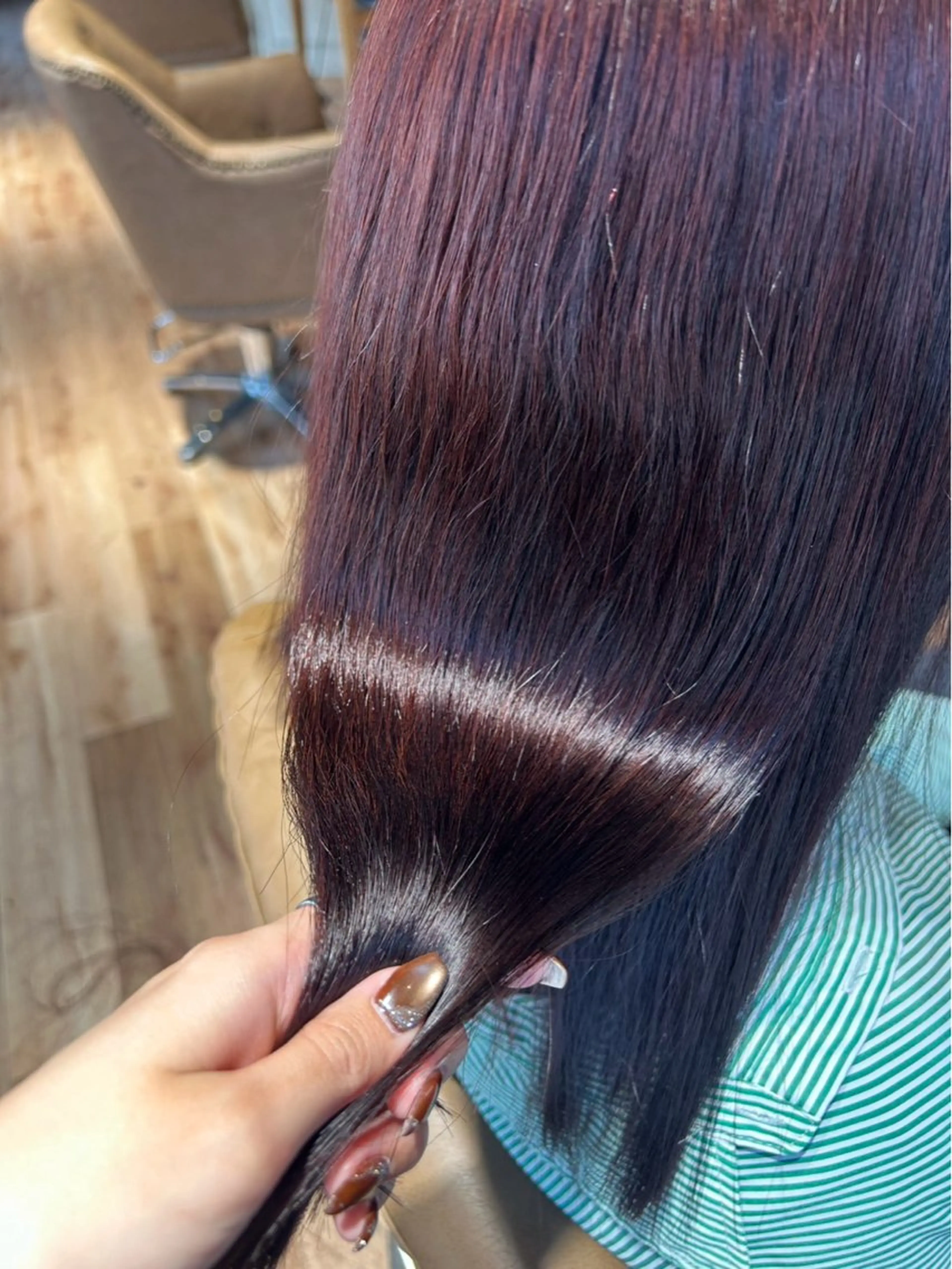 ロング トリートメント 西村 雪菜のヘアスタイル