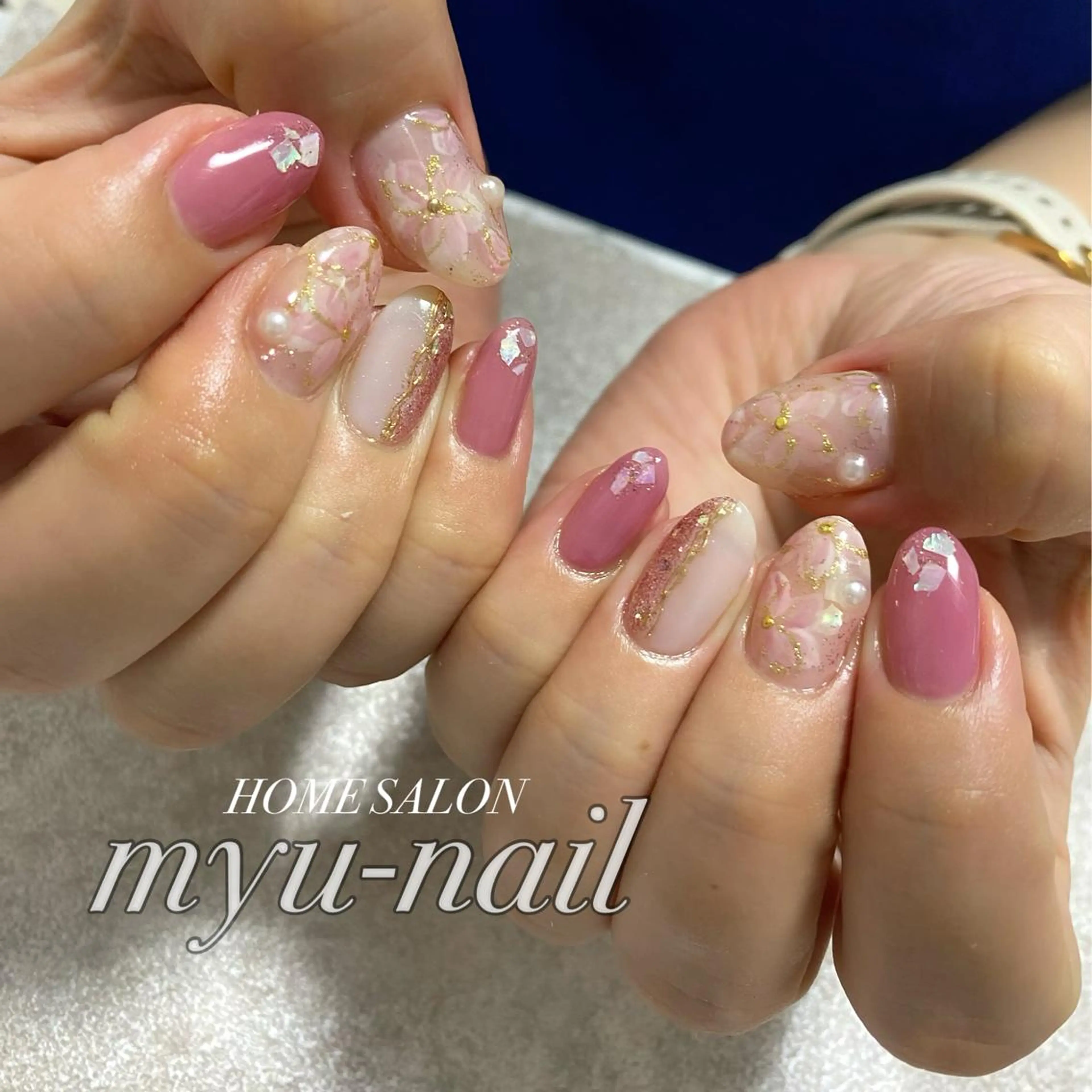 ネイル ホームサロン myu-nailのネイルデザイン