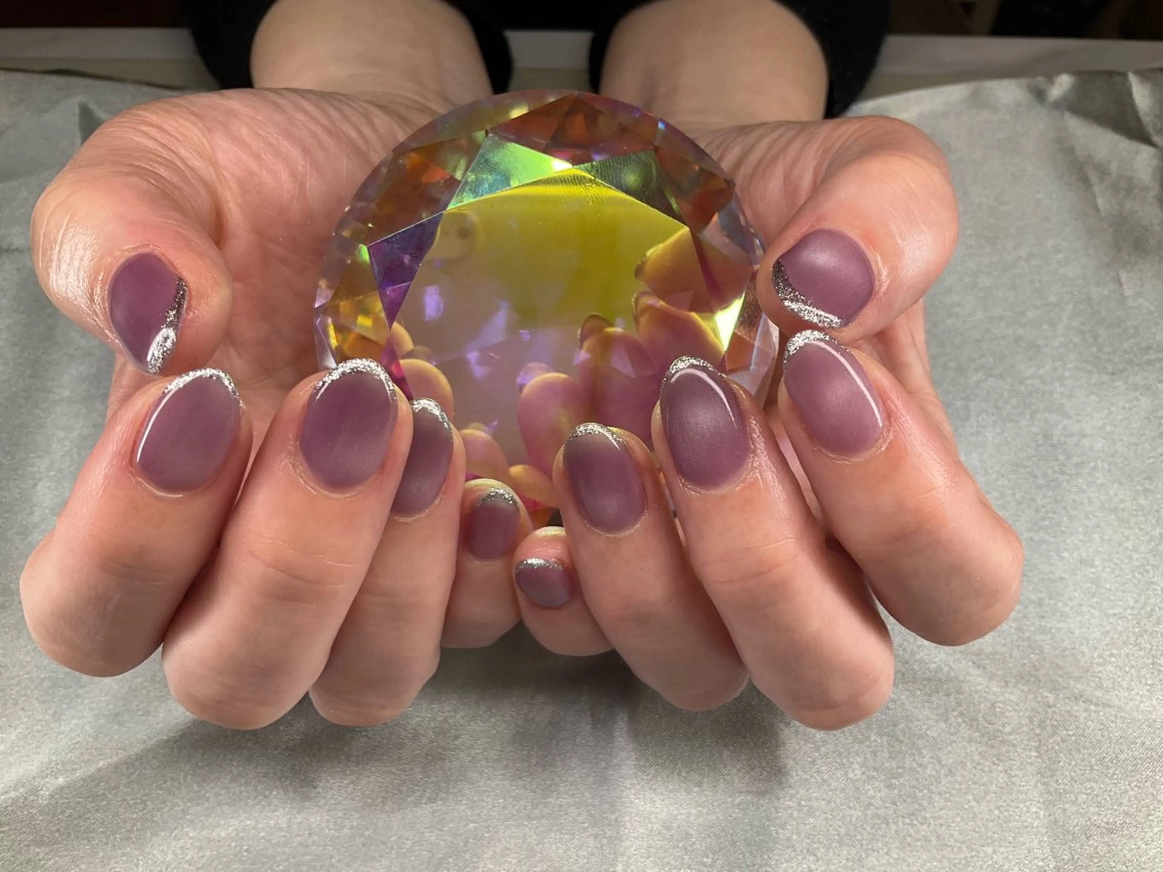ネイル ラメ(グリッター) ハンドネイル Lilynail_ _Hikaruのネイルデザイン