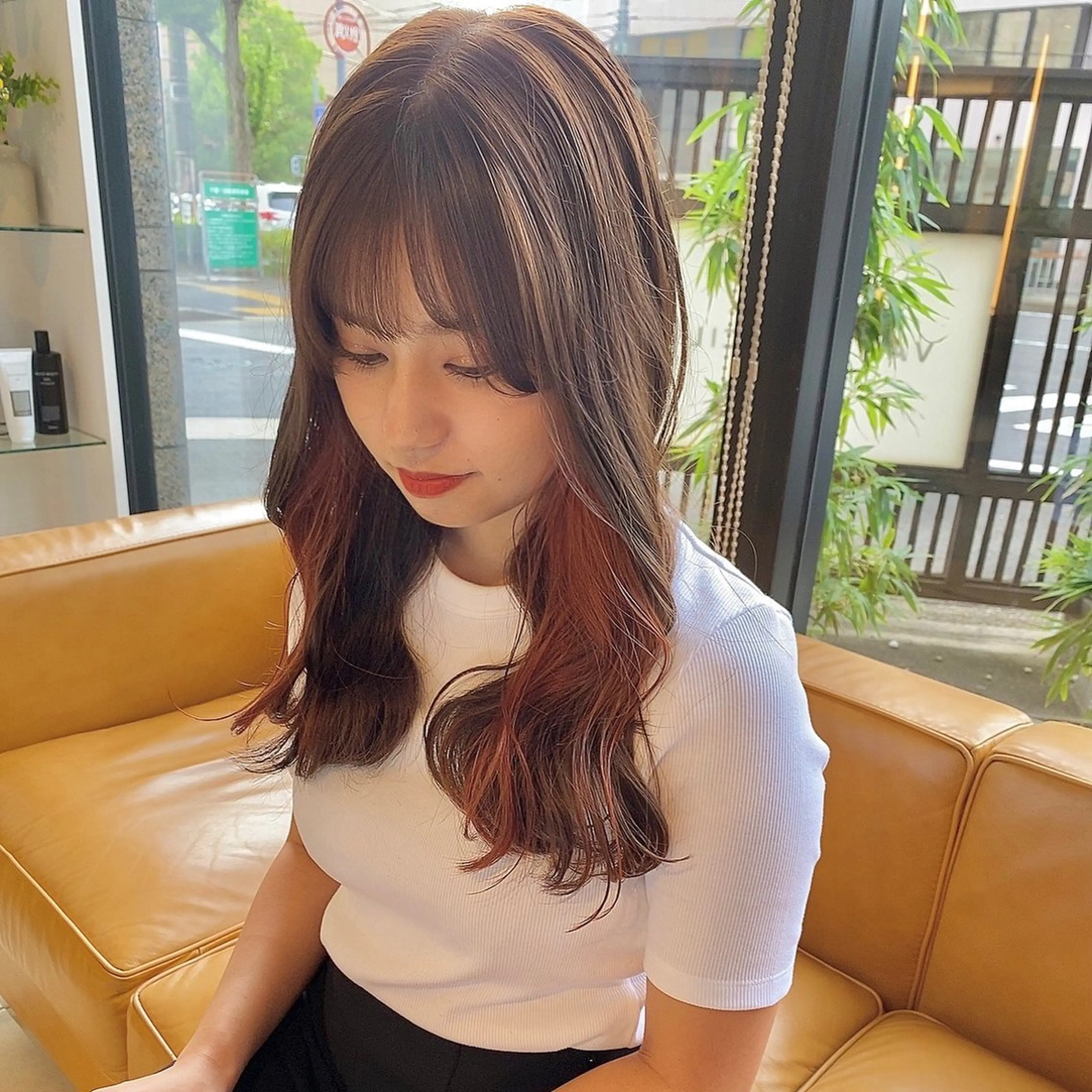 ロング カラー カット ヘアカラー 山田勇真 ボブ/縮毛矯正/金山のヘアスタイル