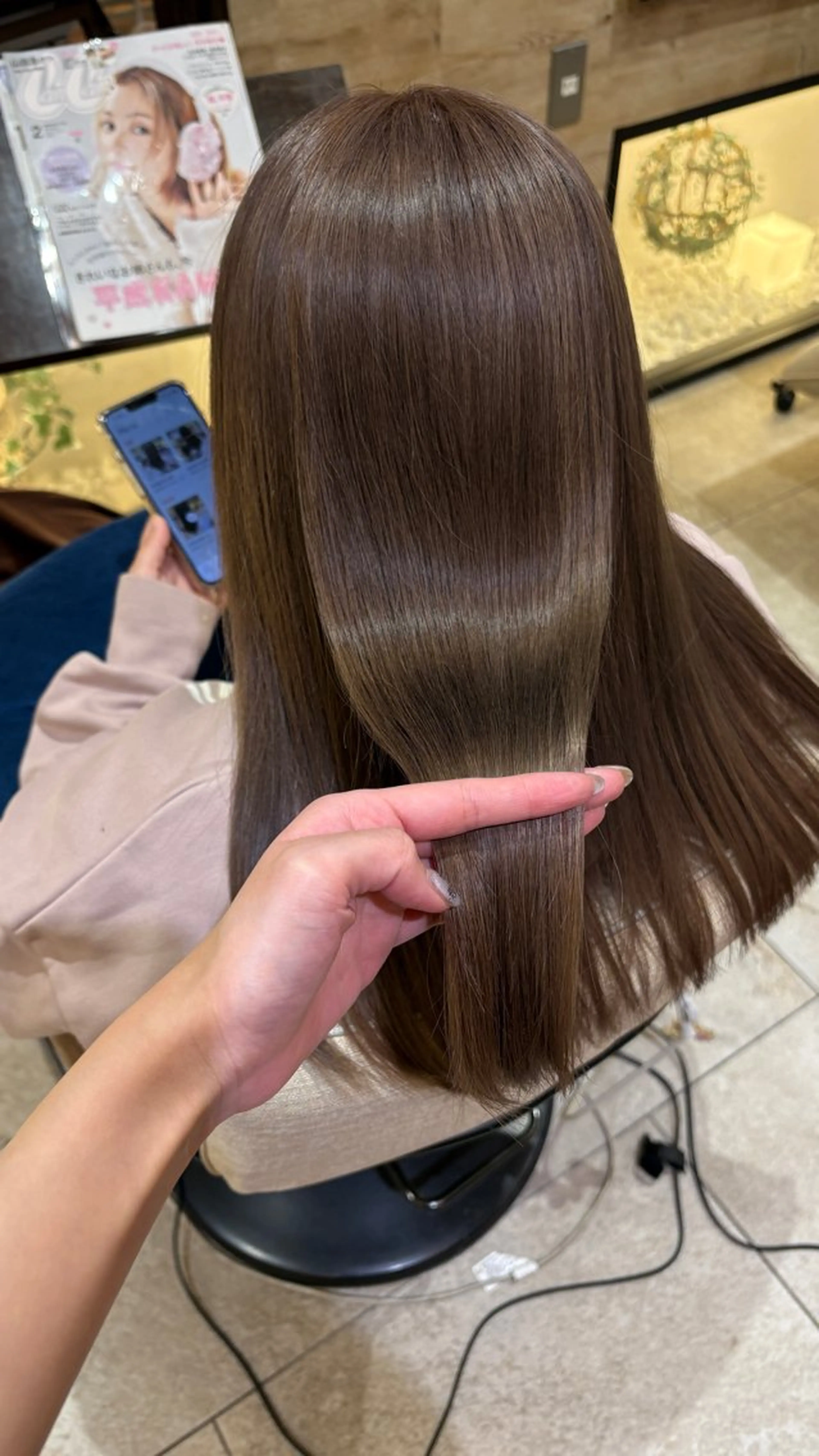 ロング ヘアカラー 🩵岡村 菜々子🩵のヘアスタイル