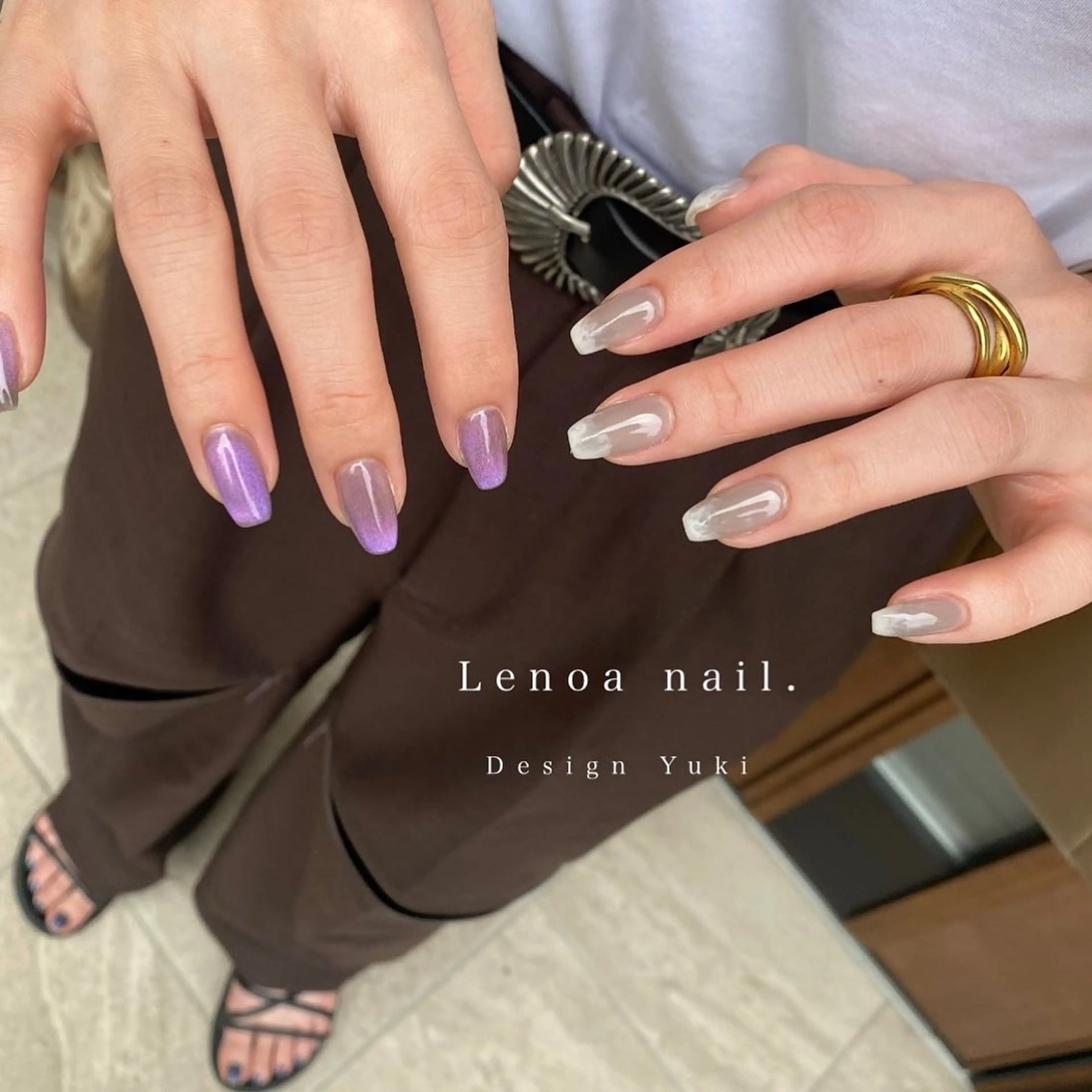 ネイル ハンドネイル Lenoa Yukiのネイルデザイン