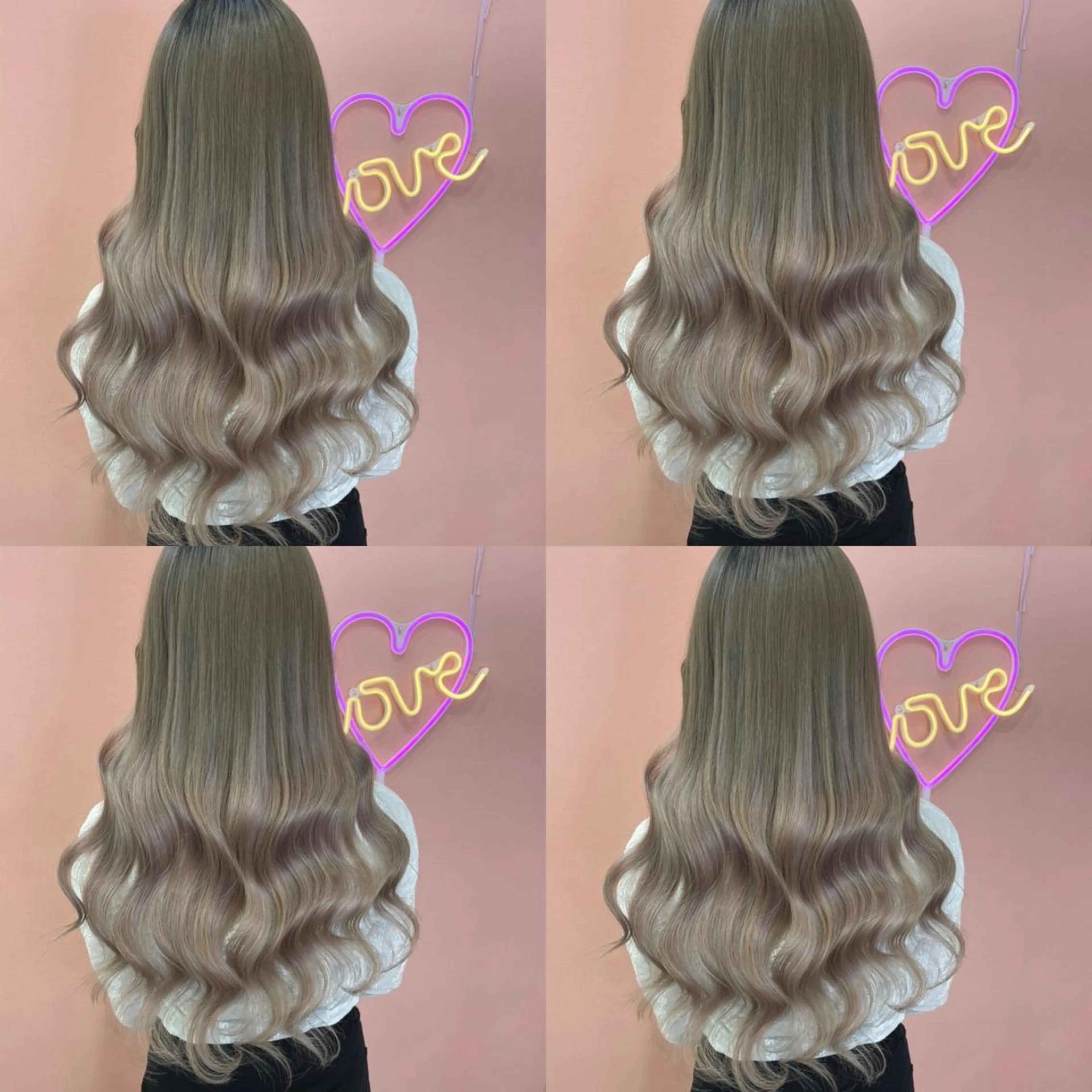 ロング カラー ベージュカラー ブリーチ 🌷MAYU 🌷のヘアスタイル