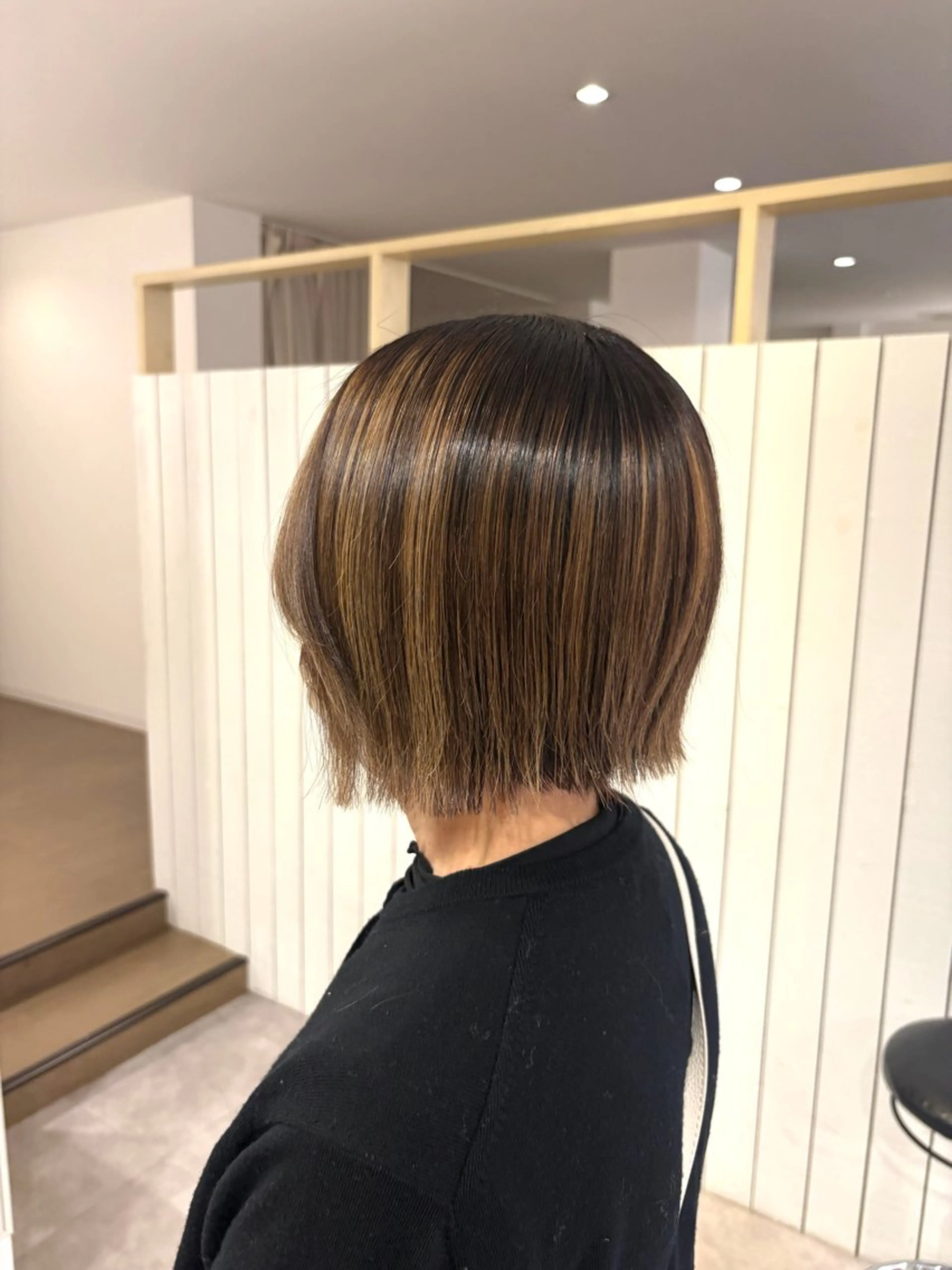 ショート ボブ 新井 美優のヘアスタイル