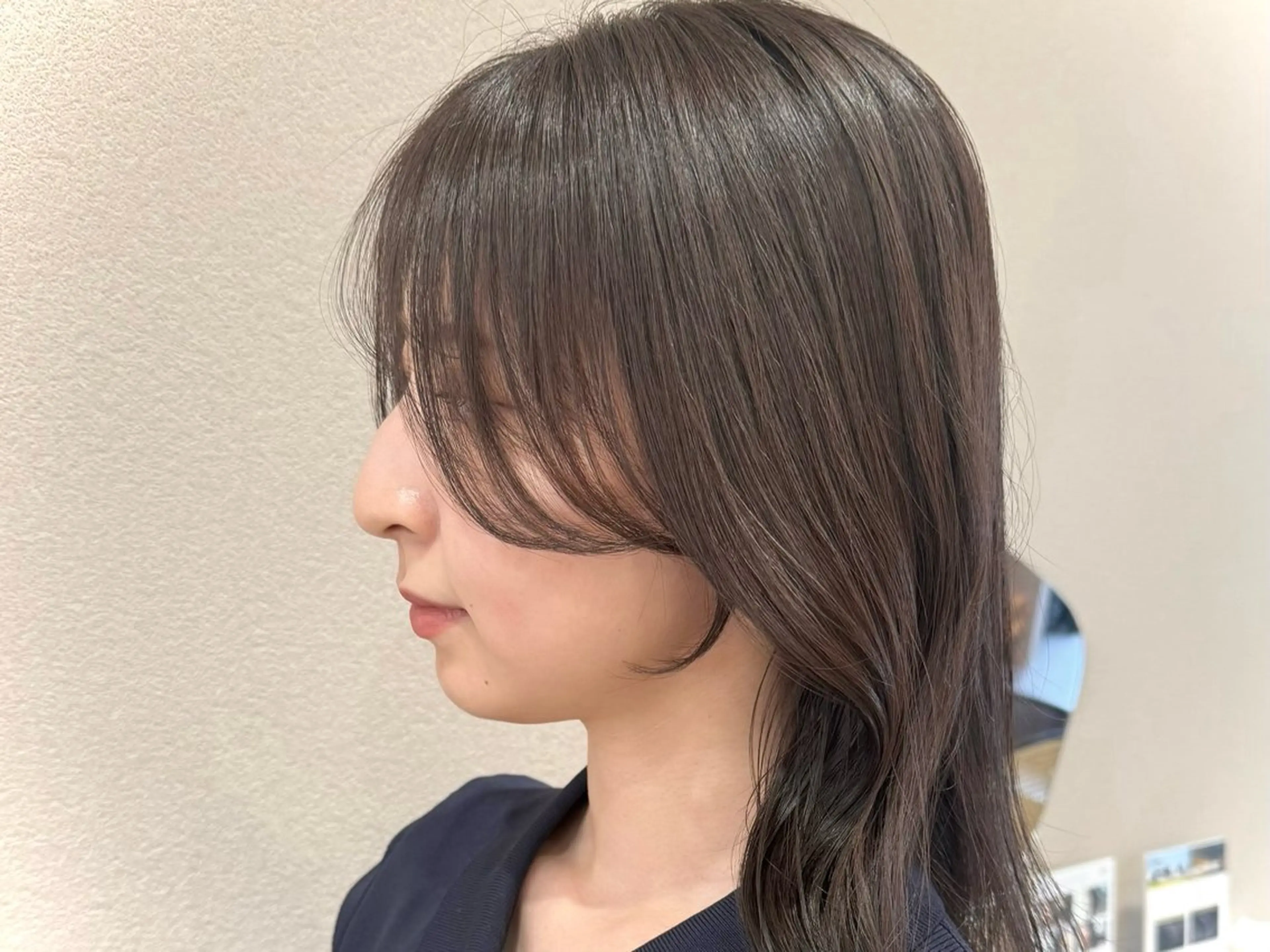 MIYU透明感カラー ブリーチなしWカラーのヘアスタイル