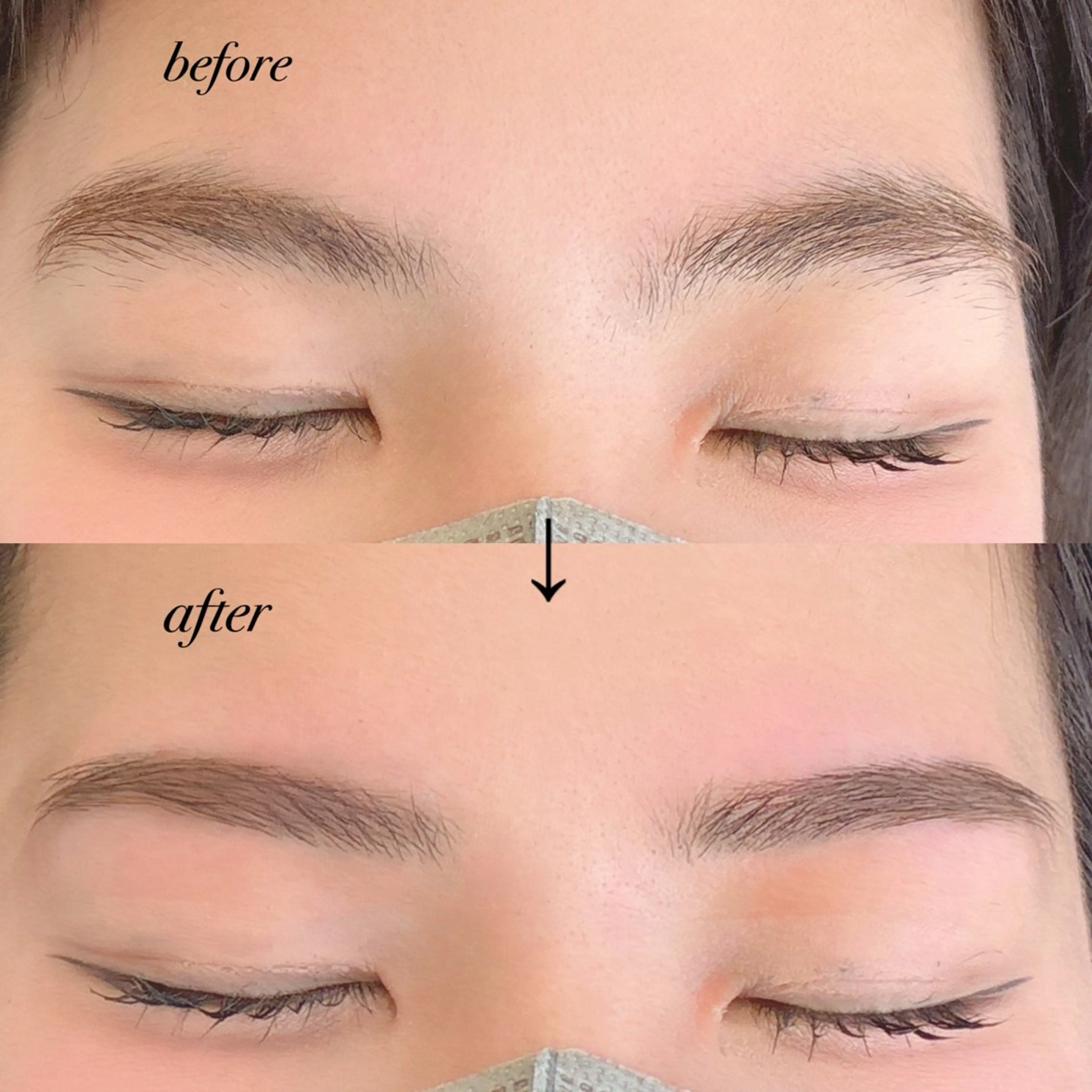 アイブロウ ワックス脱毛 Genesis 山科店のマツエク・マツパデザイン