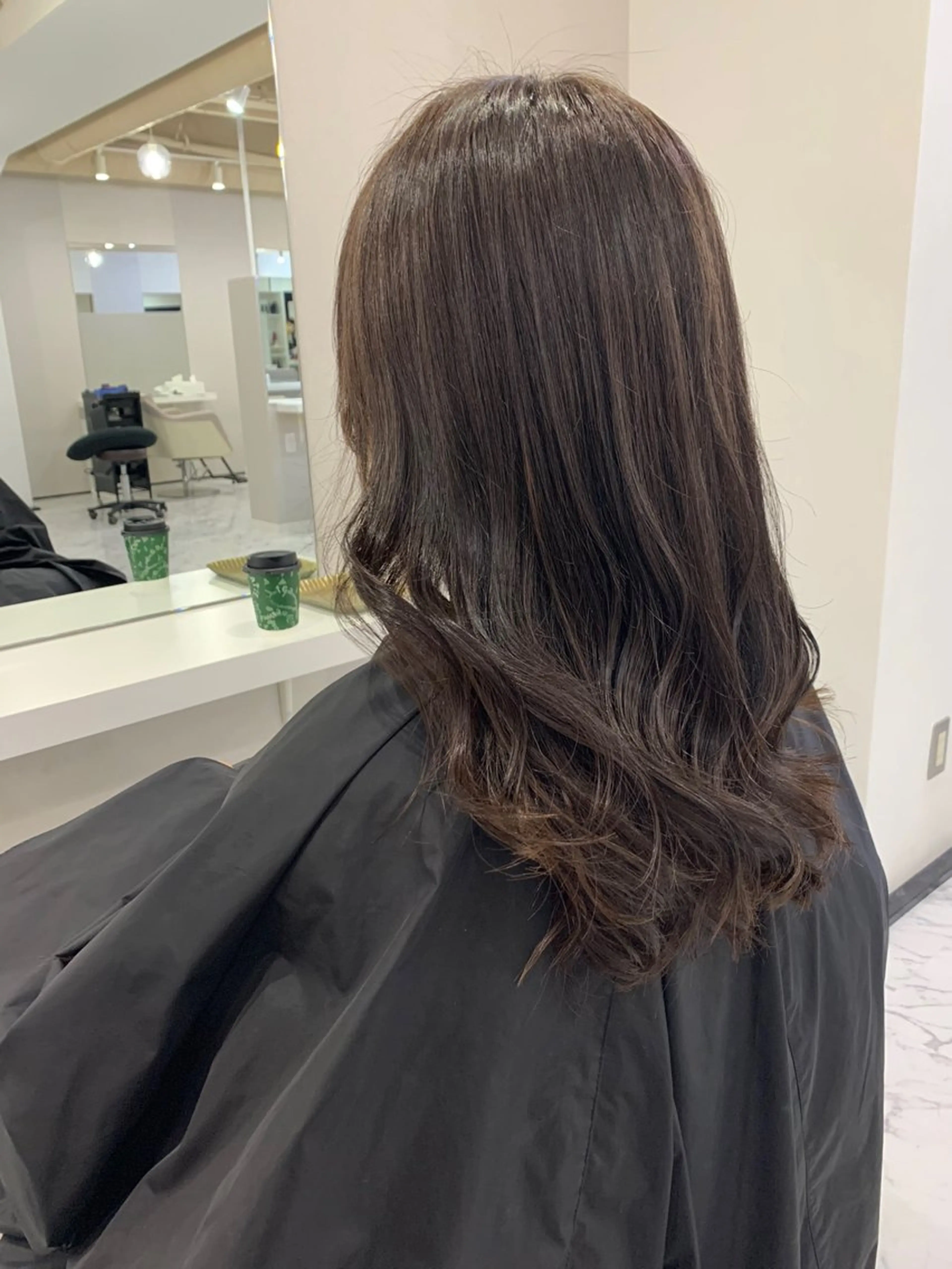 セミロング カラー 高橋 一樹のヘアスタイル