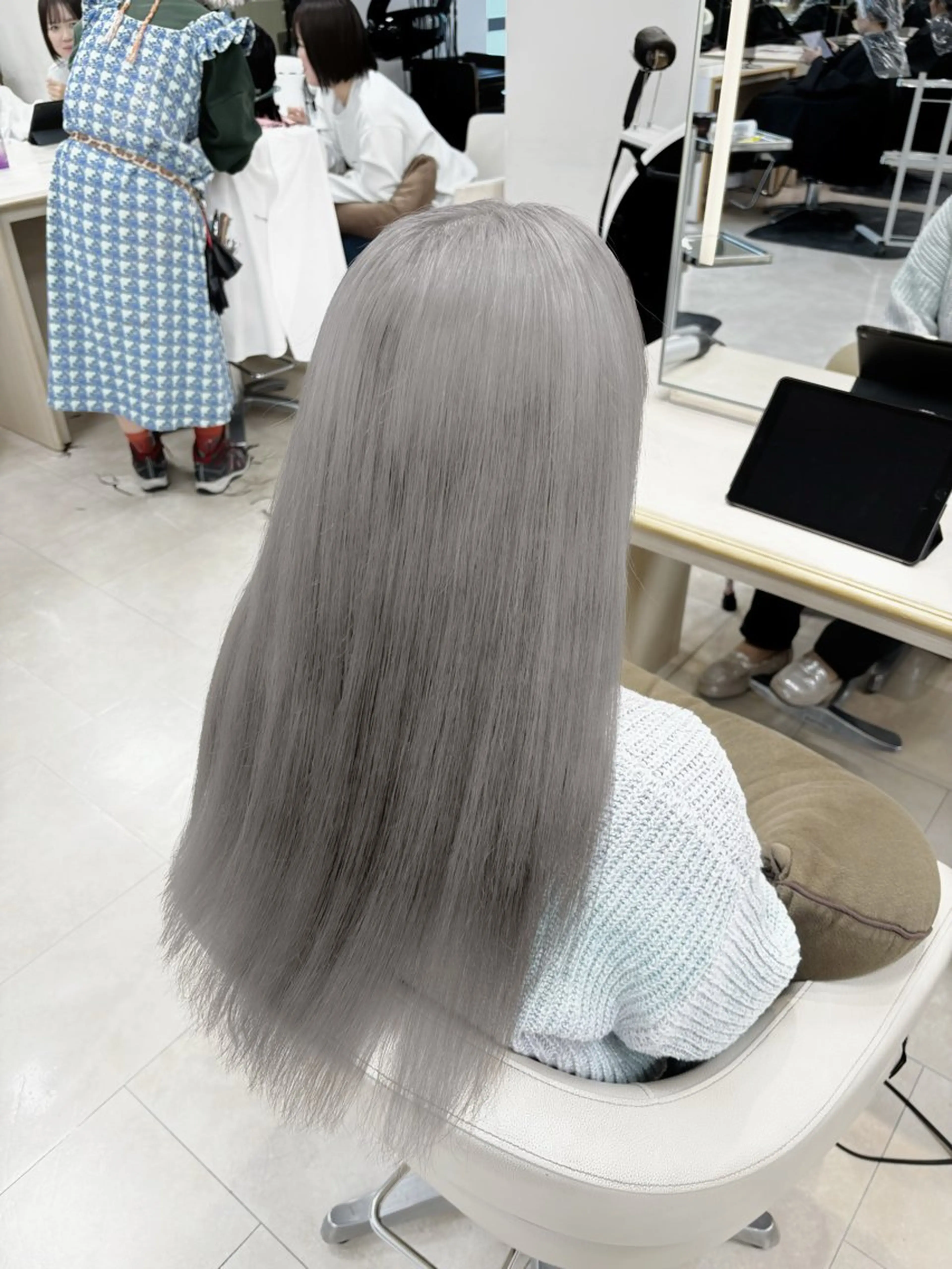 ロング カラー カット ヘアカラー 推し活/韓国/ブリー チカラーminamiのヘアスタイル