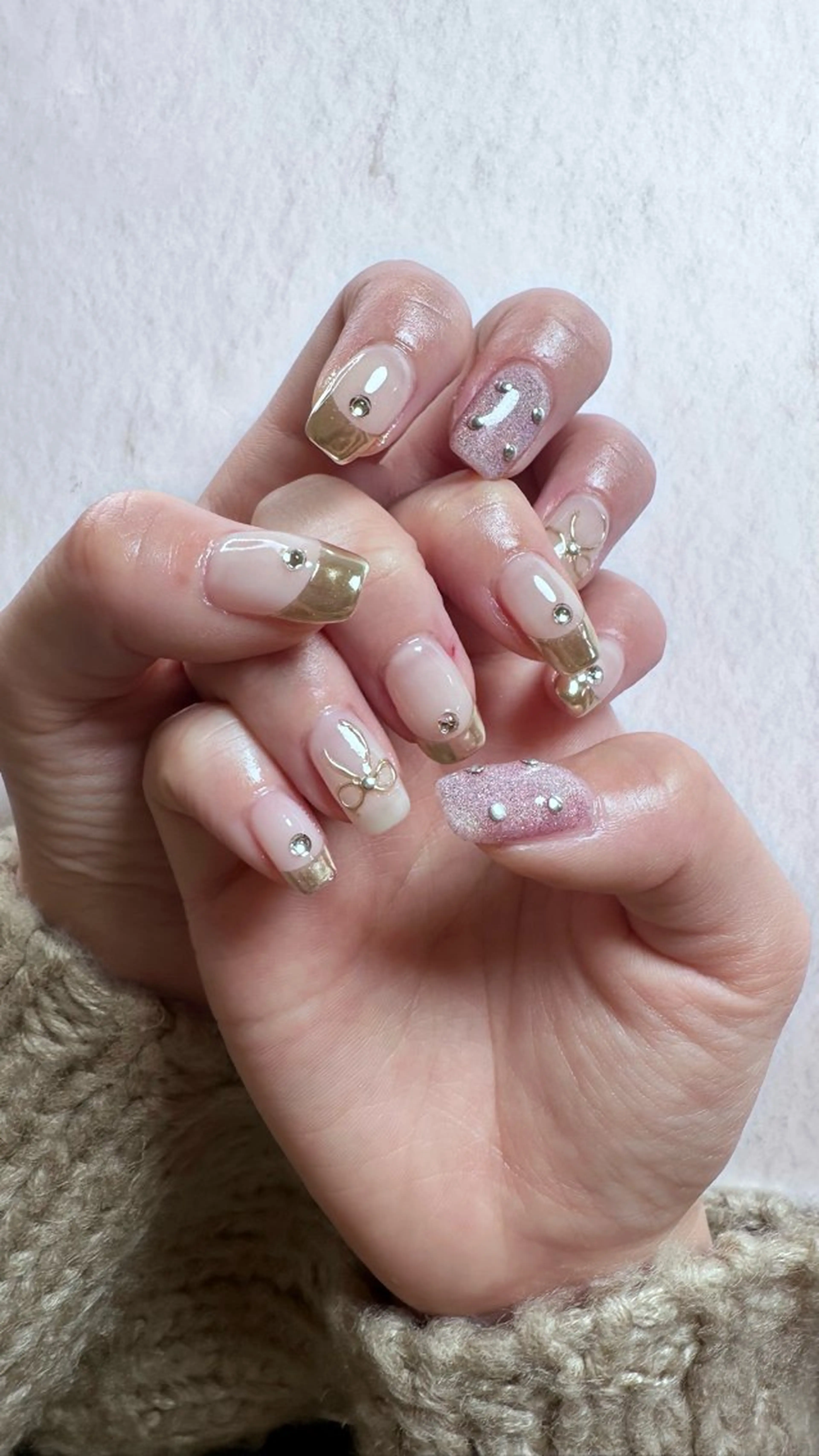 ネイル ニュアンスネイル 春ネイル ハンドネイル ハンドケア Atelier Ariのネイルデザイン