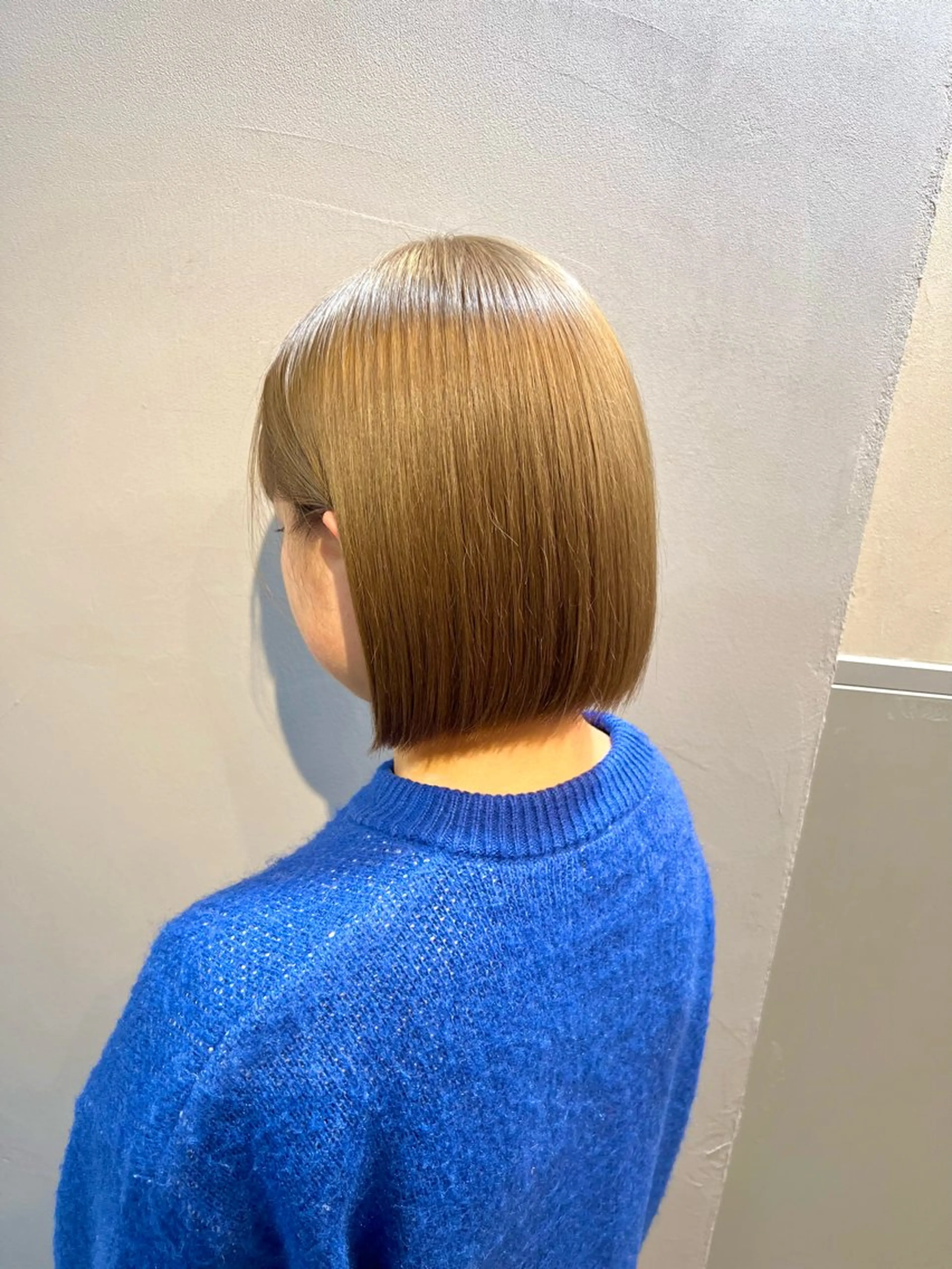 ショート カラー ブリーチ ボブ 神戸ボブ✂️ ioe三宮/田 伸佳のヘアスタイル