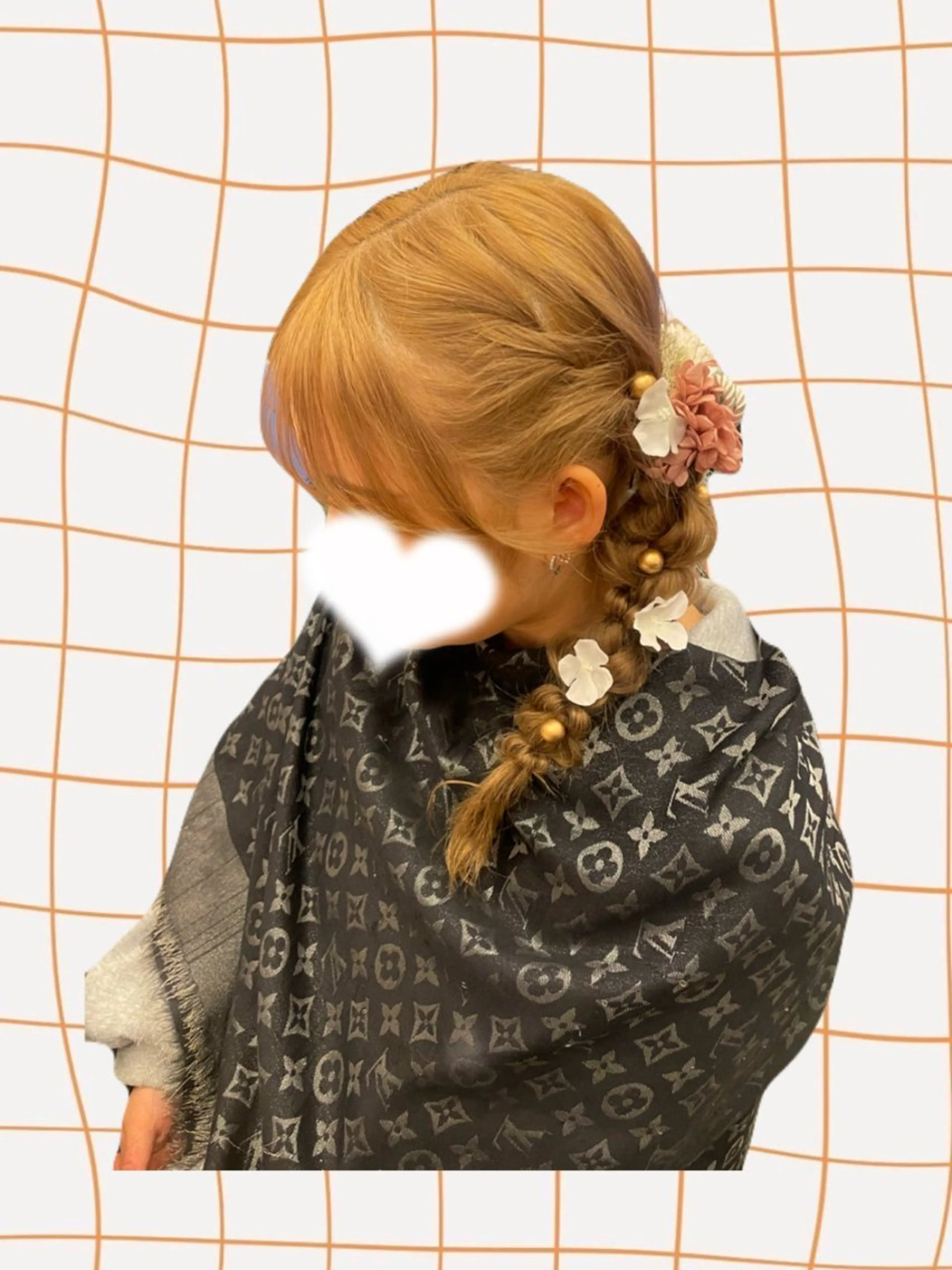 ヘアアレンジ ヘアセット ハイトーン/透明感 yuinaのヘアスタイル