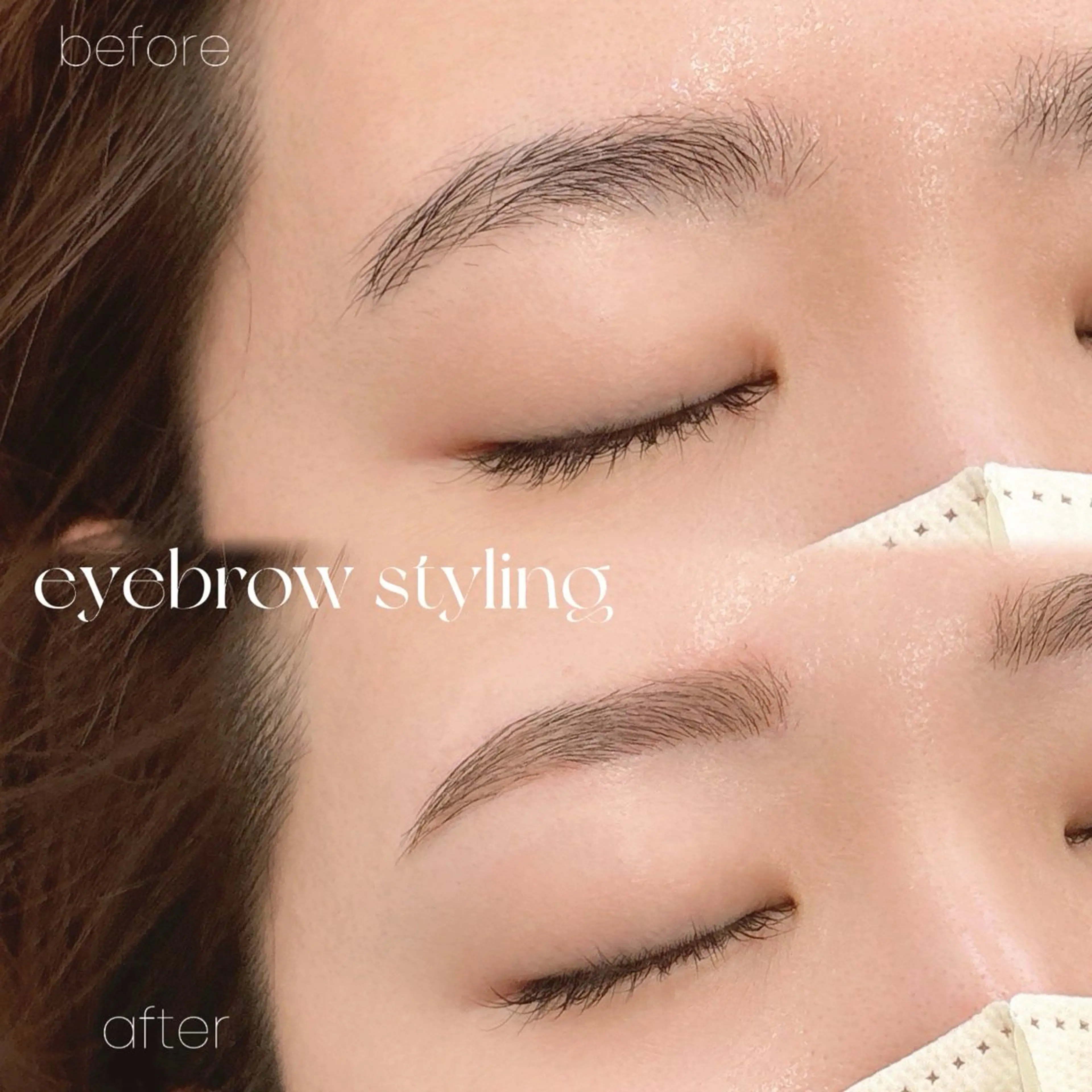 眉毛ワックスの写真