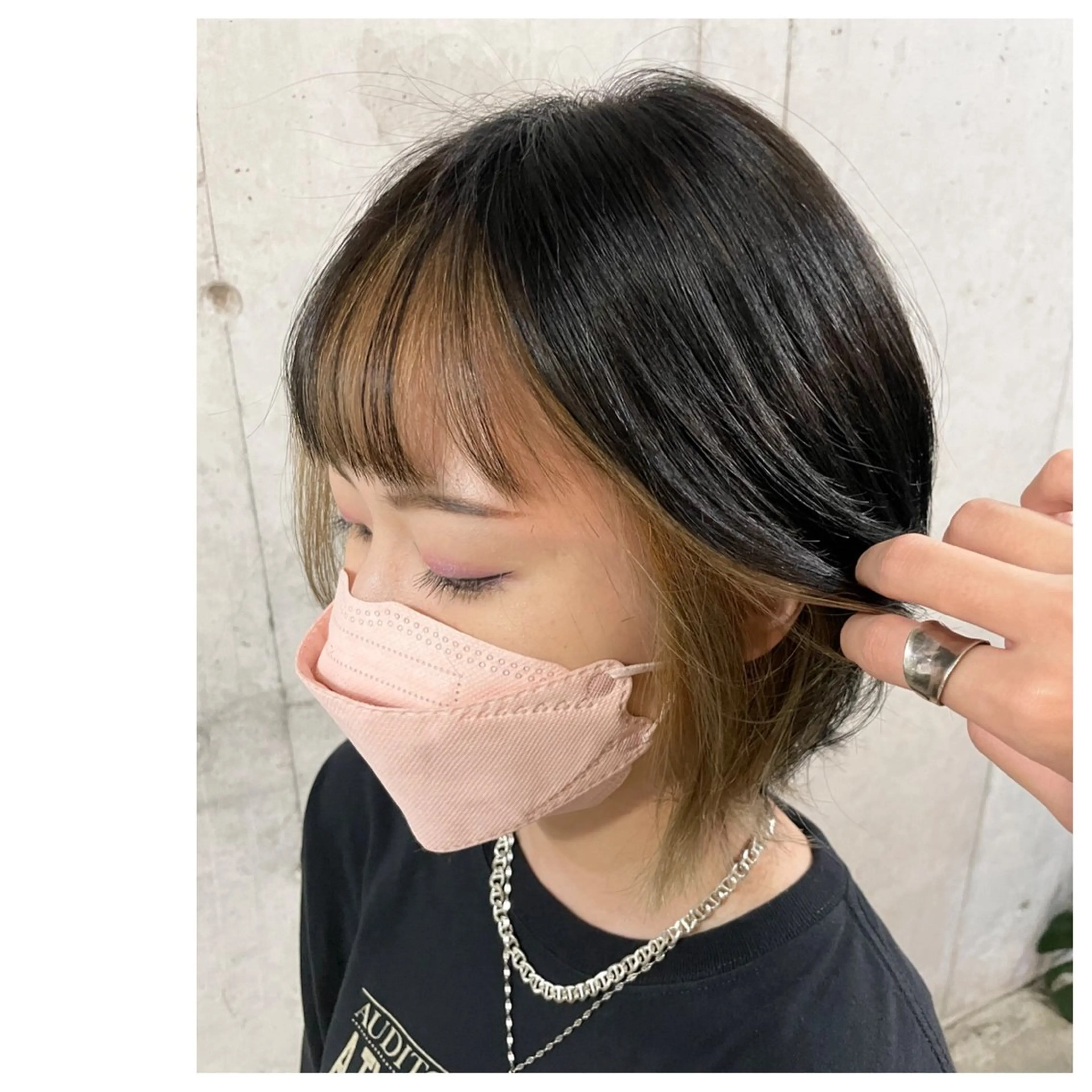 ミディアム カラー パーマ ヘアアレンジ メンズ キッズ ヘアカラー Eir 豊中 ﾊﾟｰﾏ ｹｱ特化ｻﾛﾝ【ｴｲﾙ】所属・TopStylist ✂︎ Azumaのヘアスタイル
