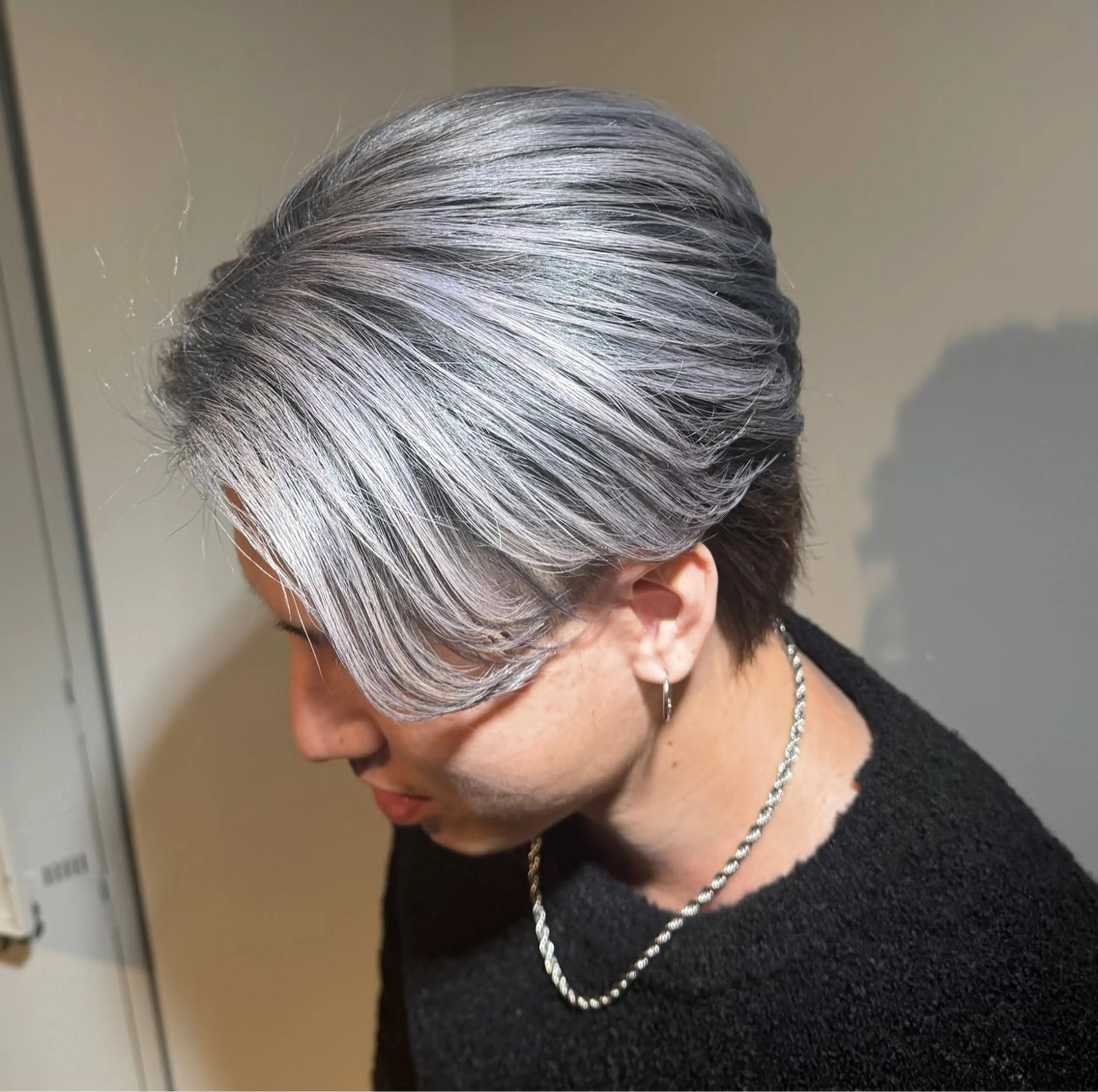 メンズ メンズバレイヤージュ メンズブリーチ カット ヘアカラー トリートメント 安藤 聖麻のヘアスタイル