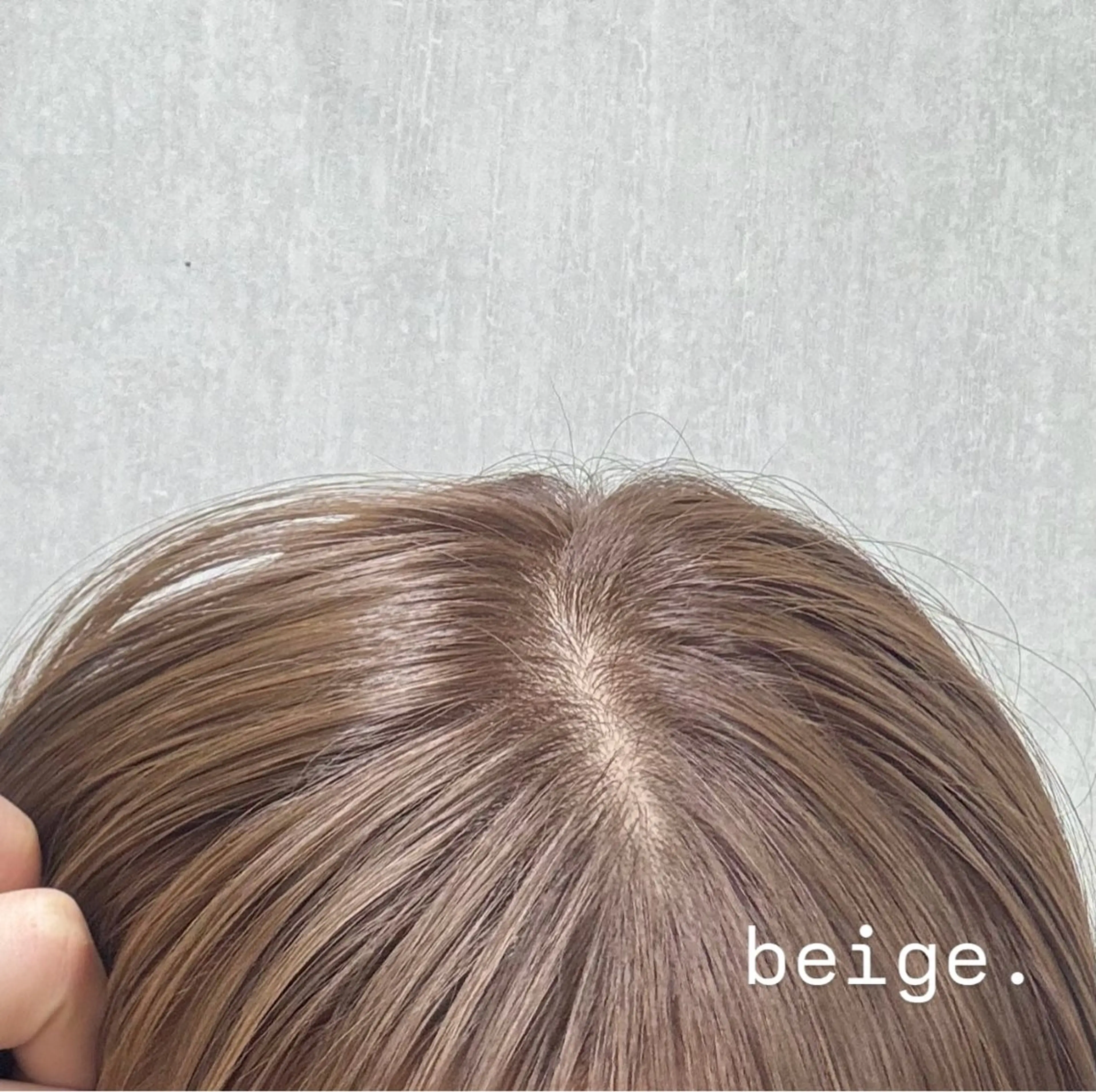 ロング カラー ヘアカラー トリートメント 透明感/ベージュ/ yuna.のヘアスタイル