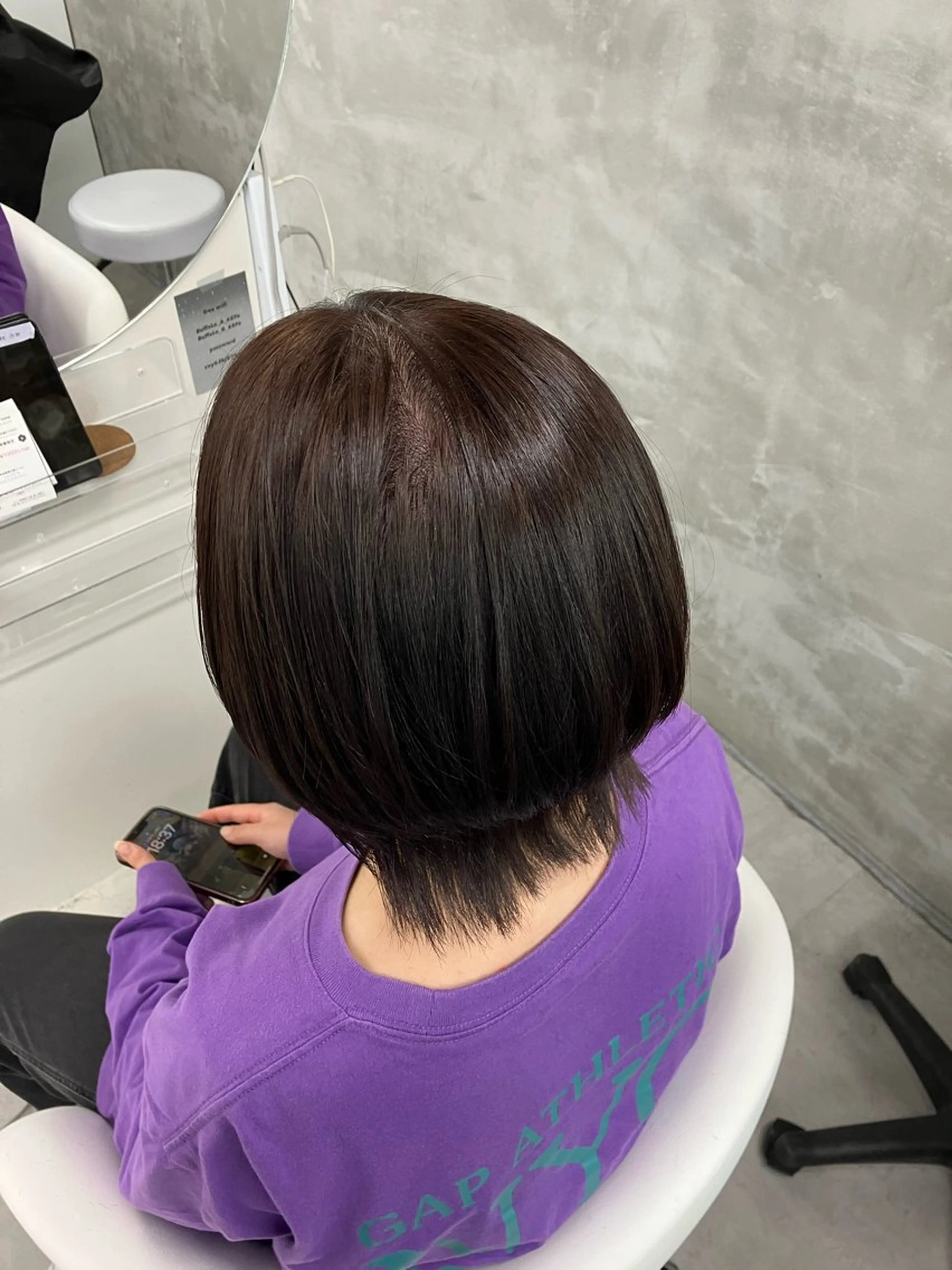 ショート カラー カット ヘアカラー トリートメント door white hideのヘアスタイル