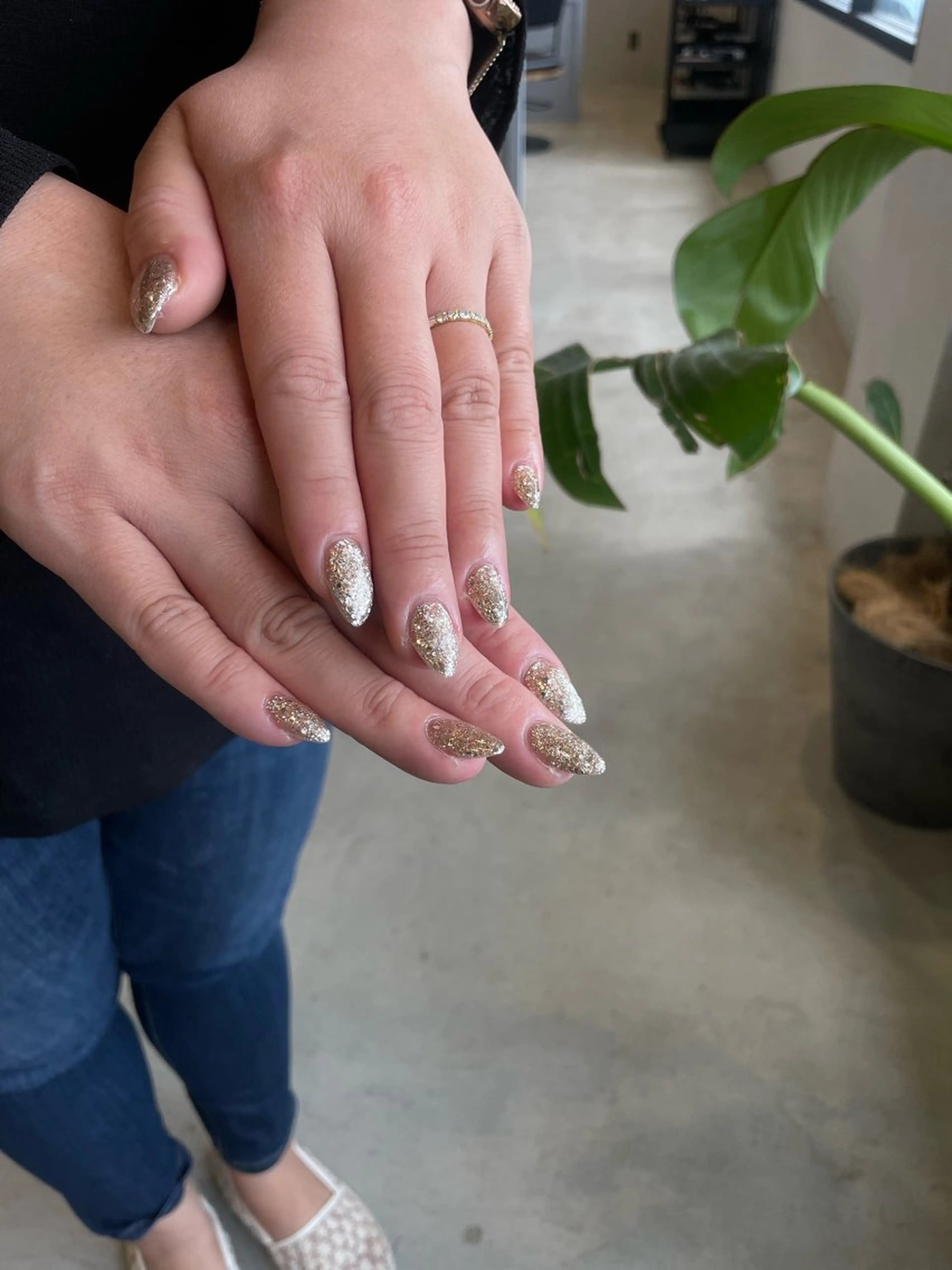 【オフあり】　10本長さ出し込みシンプルネイル💅🏼の写真