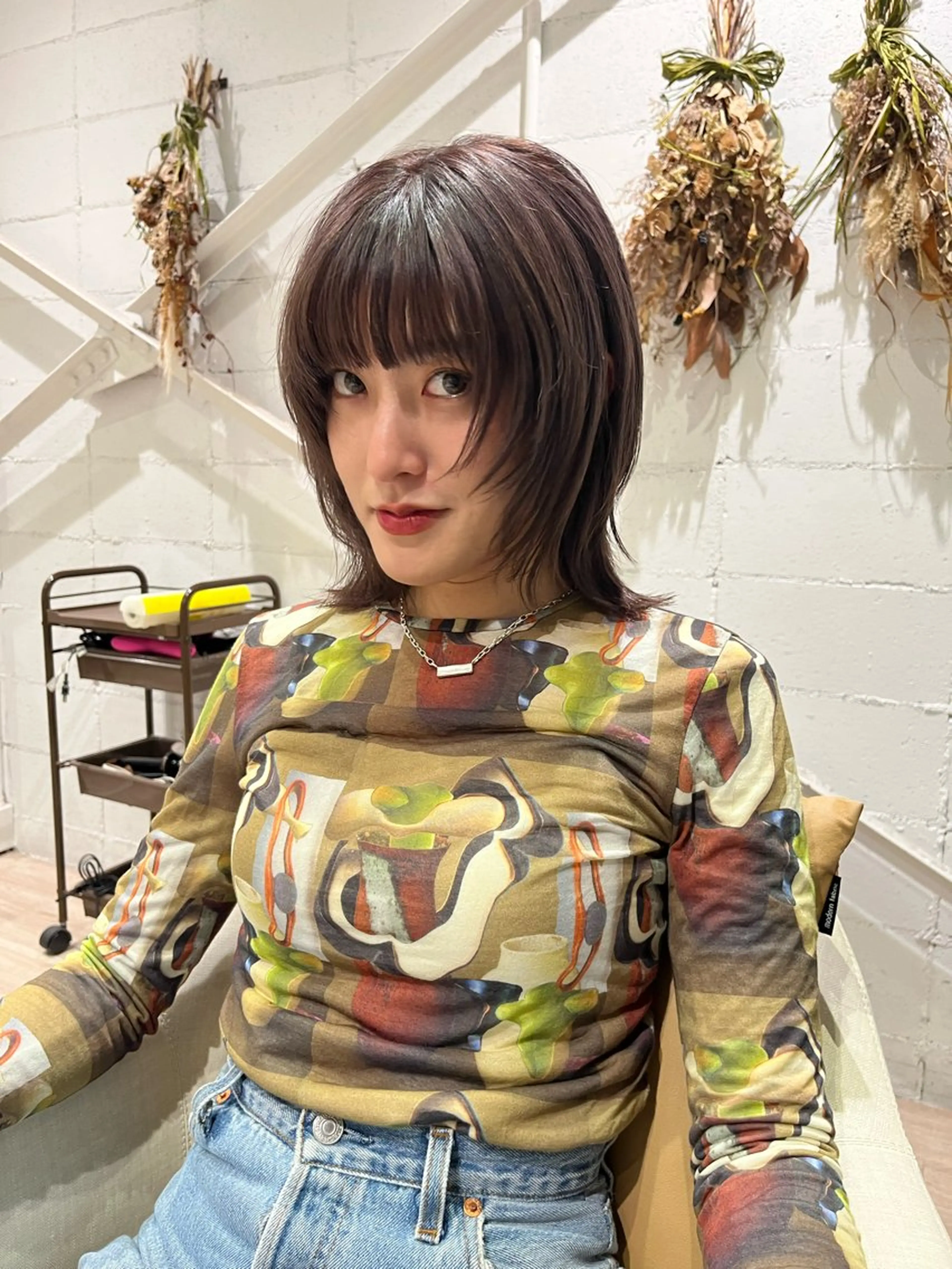 ショート ショート/ボブ パーマ/中原のヘアスタイル