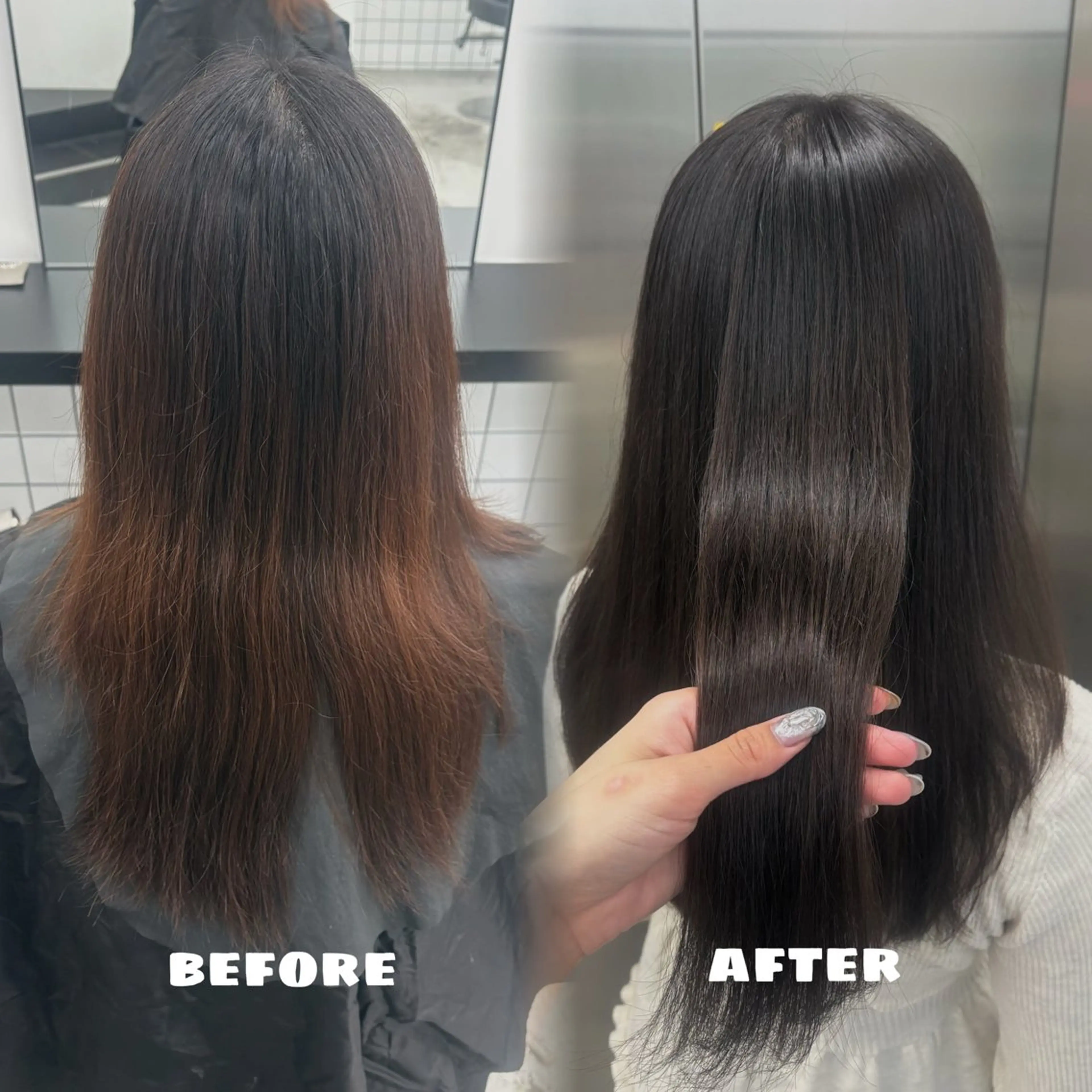 ロング カラー ブラウンカラー カット ヘアカラー トリートメント 🌟ゆりあ🌟 JILLSTUDIOのヘアスタイル