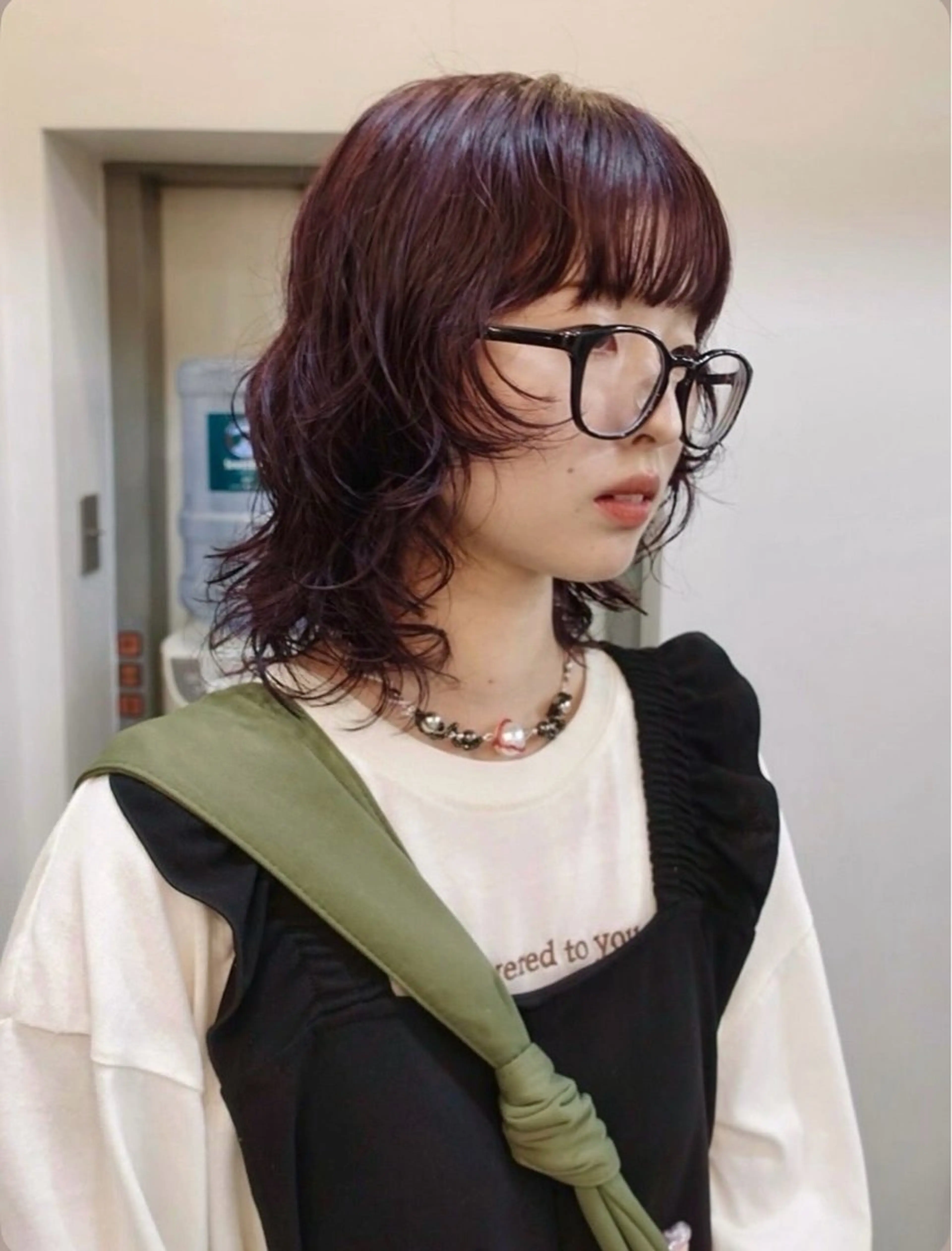 セミロング カット パーマ トリートメント メンズ、レディース パーマ/松野和志のヘアスタイル