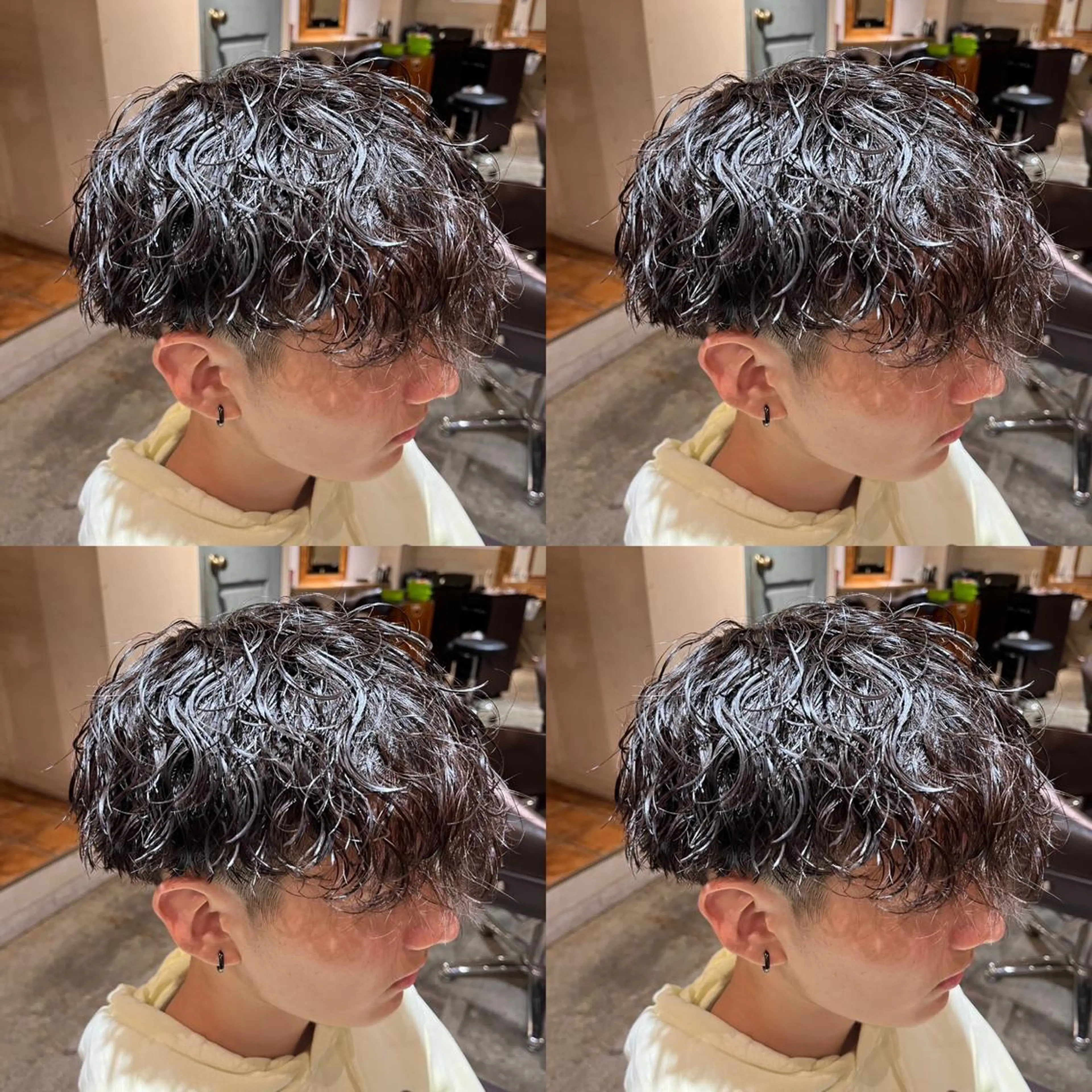 パーマ メンズ カット パーマ トリートメント ヘアセット 💈メンズパーマ特化 店長望月謙二郎💈のヘアスタイル