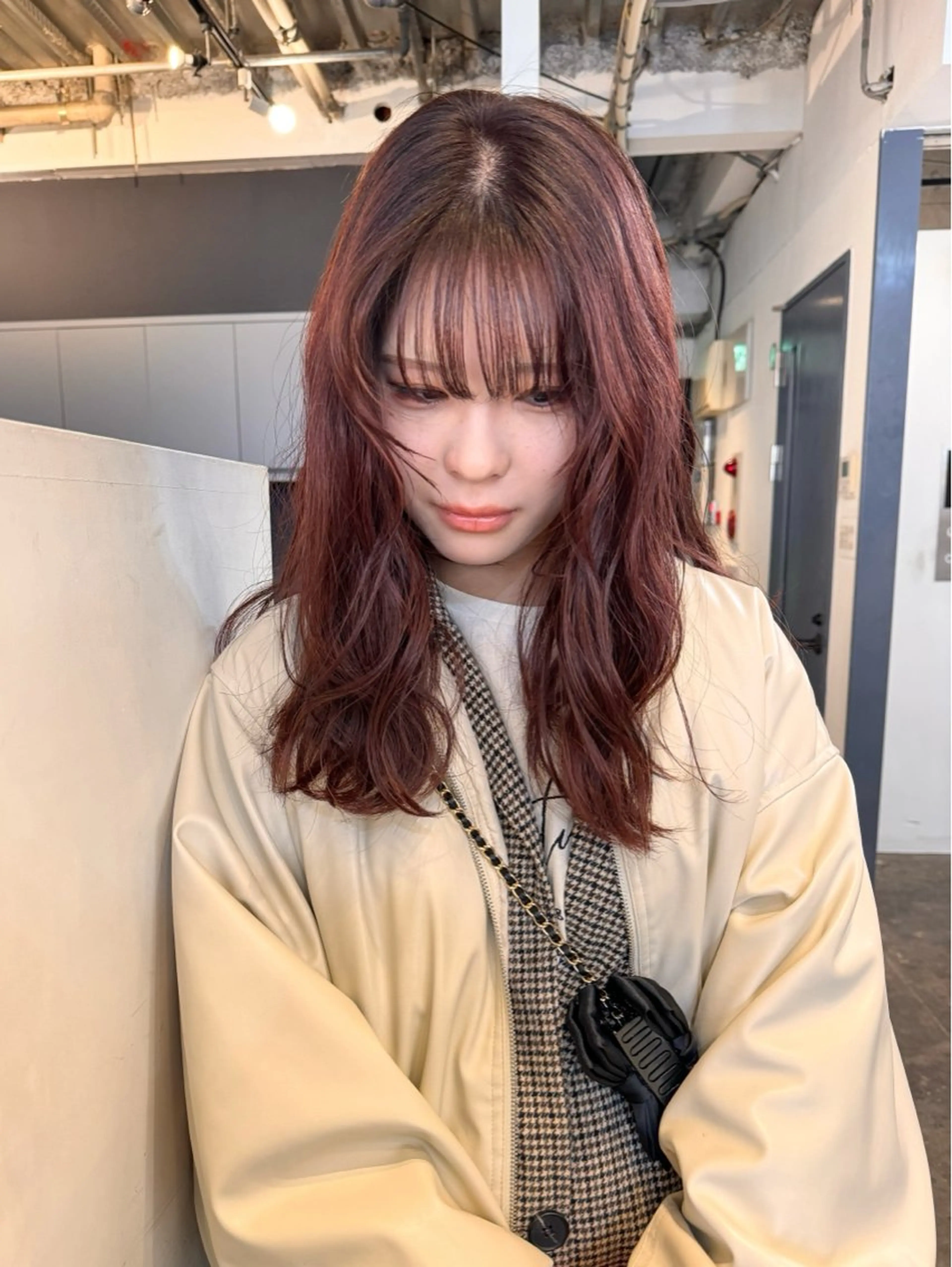 セミロング カット ヘアカラー トリートメント アンニュイレイヤー/ 火ノ見🪡のヘアスタイル