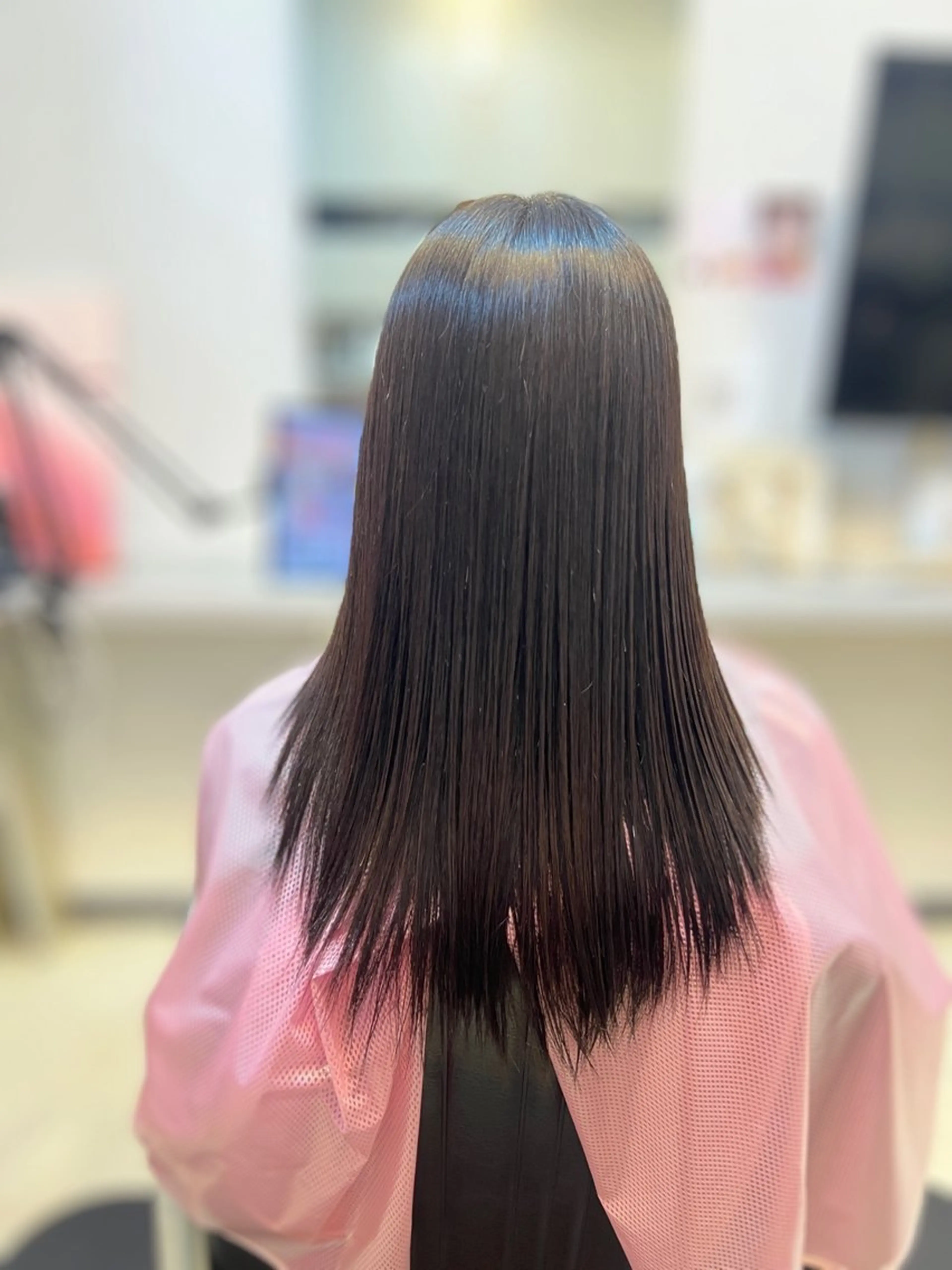 ロング カット 縮毛矯正 土岐 泰廣のヘアスタイル