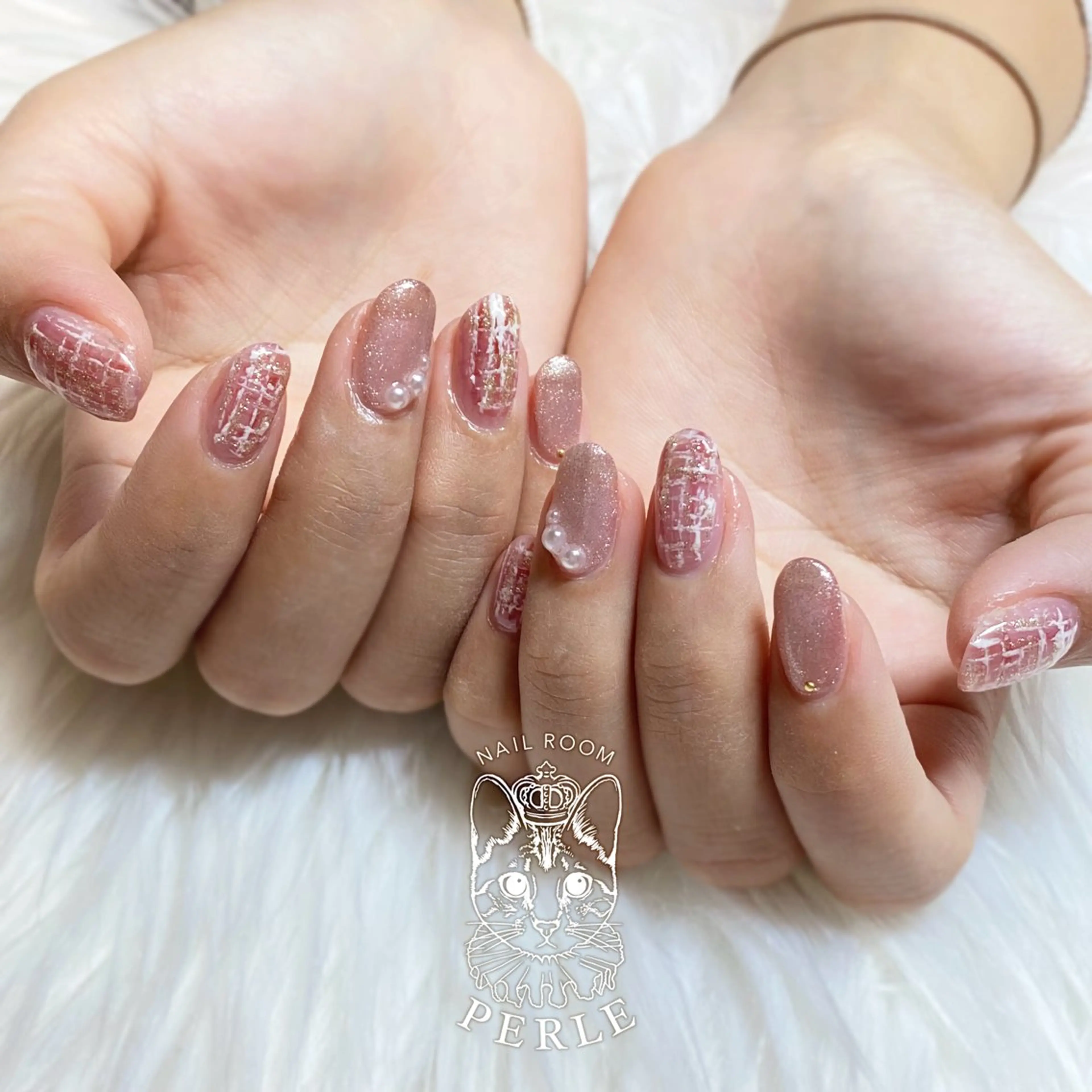 ネイル ハンドネイル nail room Perleのネイルデザイン