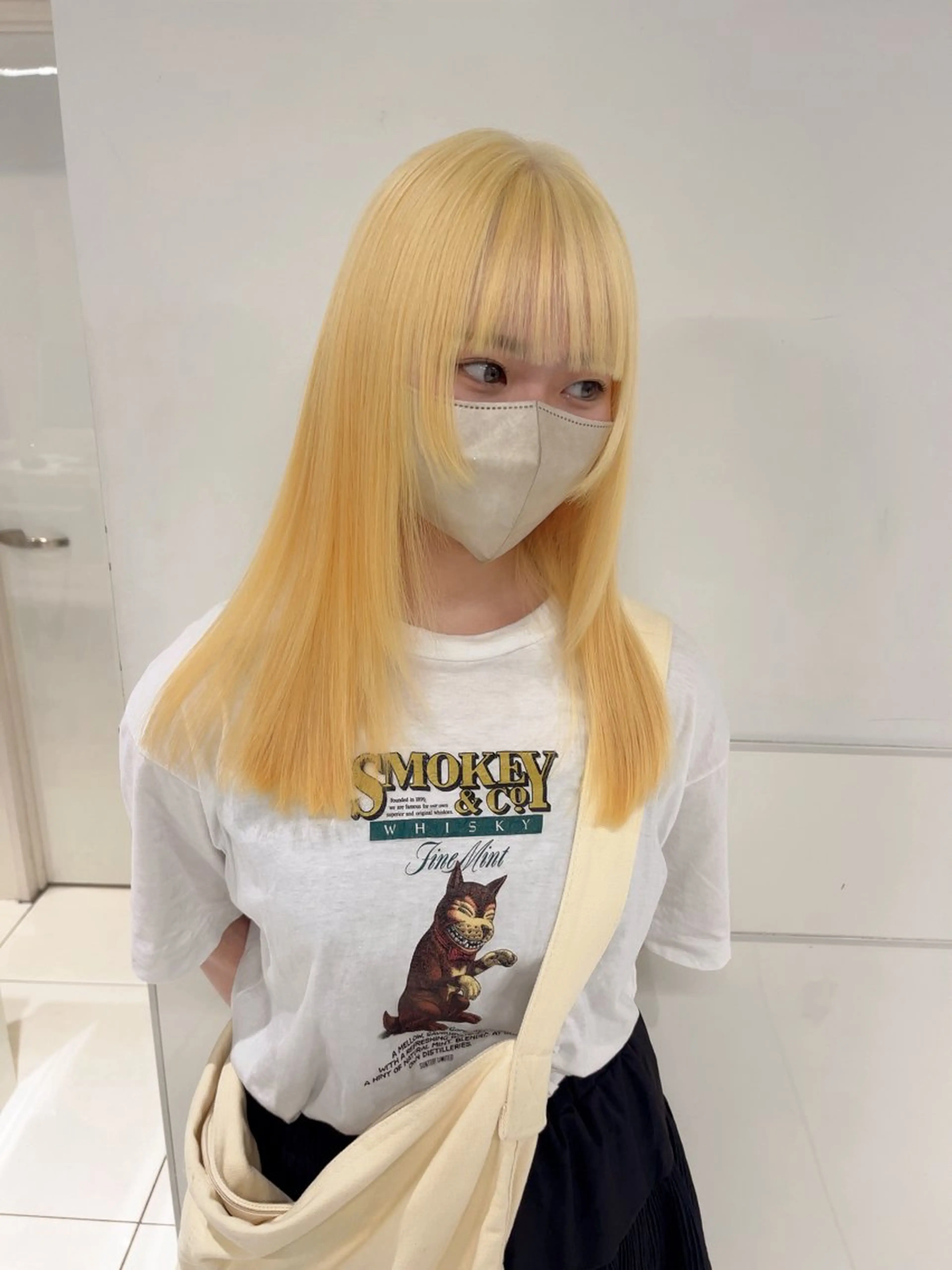 セミロング りおな/髪質改善/ カラー /平尾のヘアスタイル