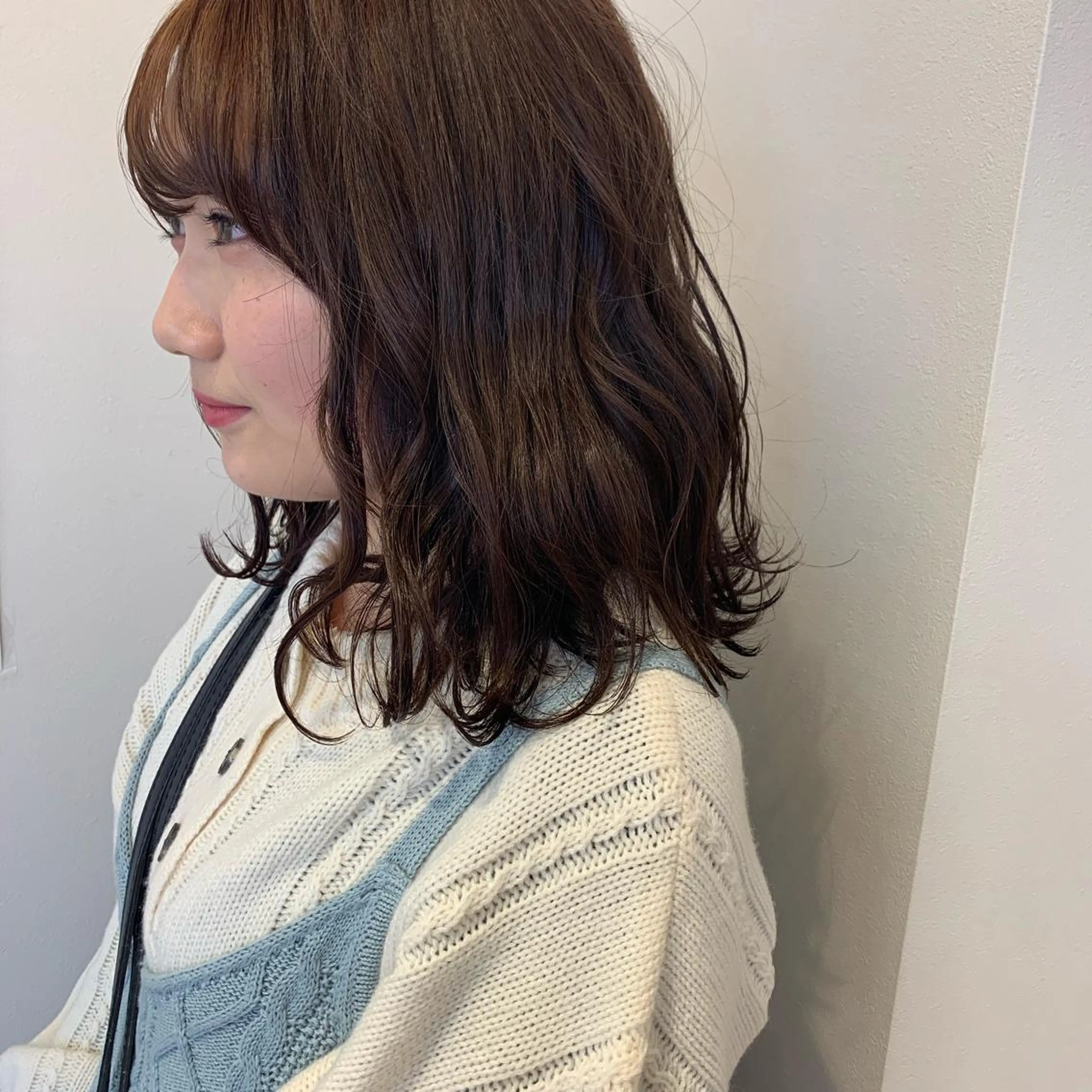 セミロング ヘアカラー 👑満足度1000% 重村 春奈👑のヘアスタイル