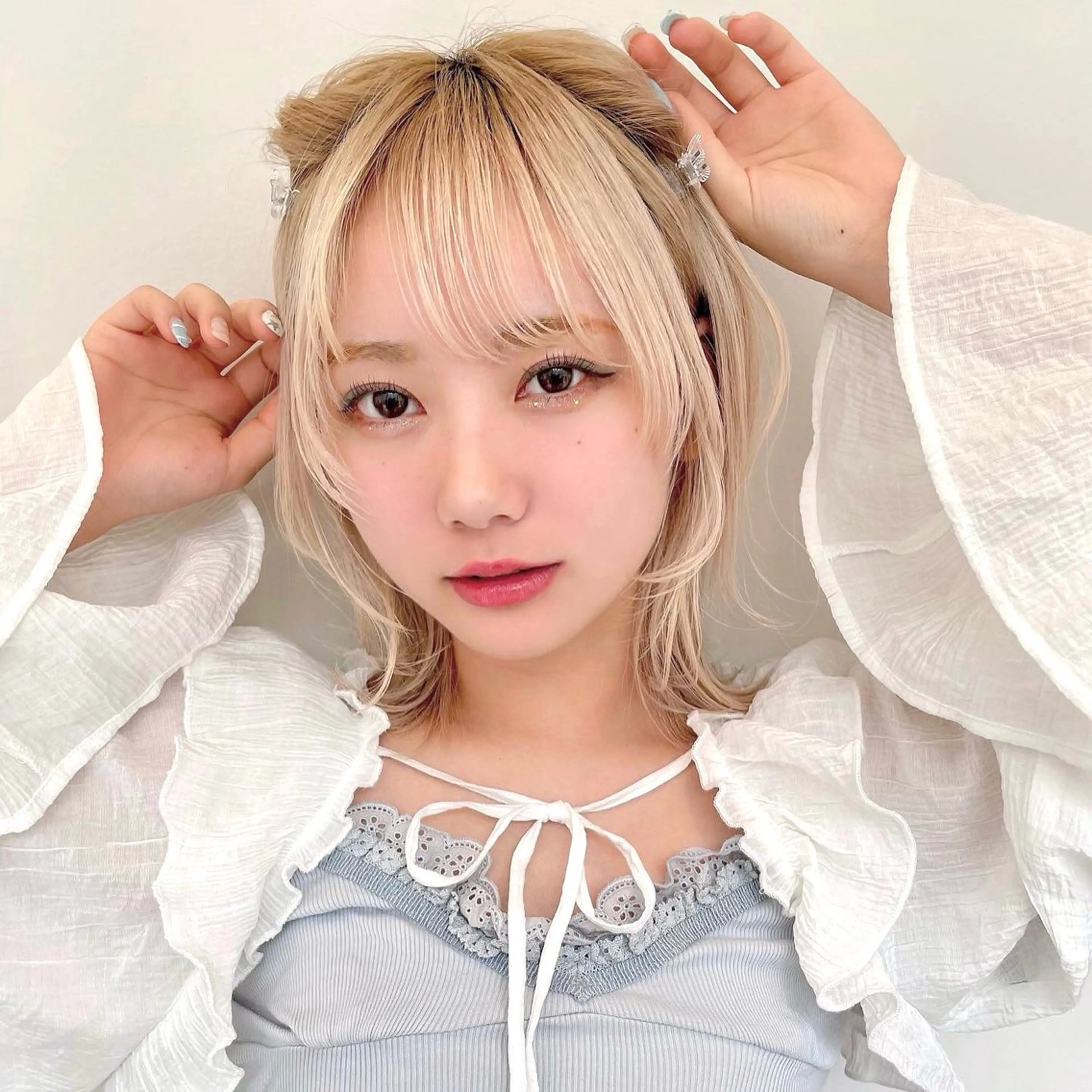 ミディアム ユズキ/銀座似合わせ カット♡透明感カラーのヘアスタイル