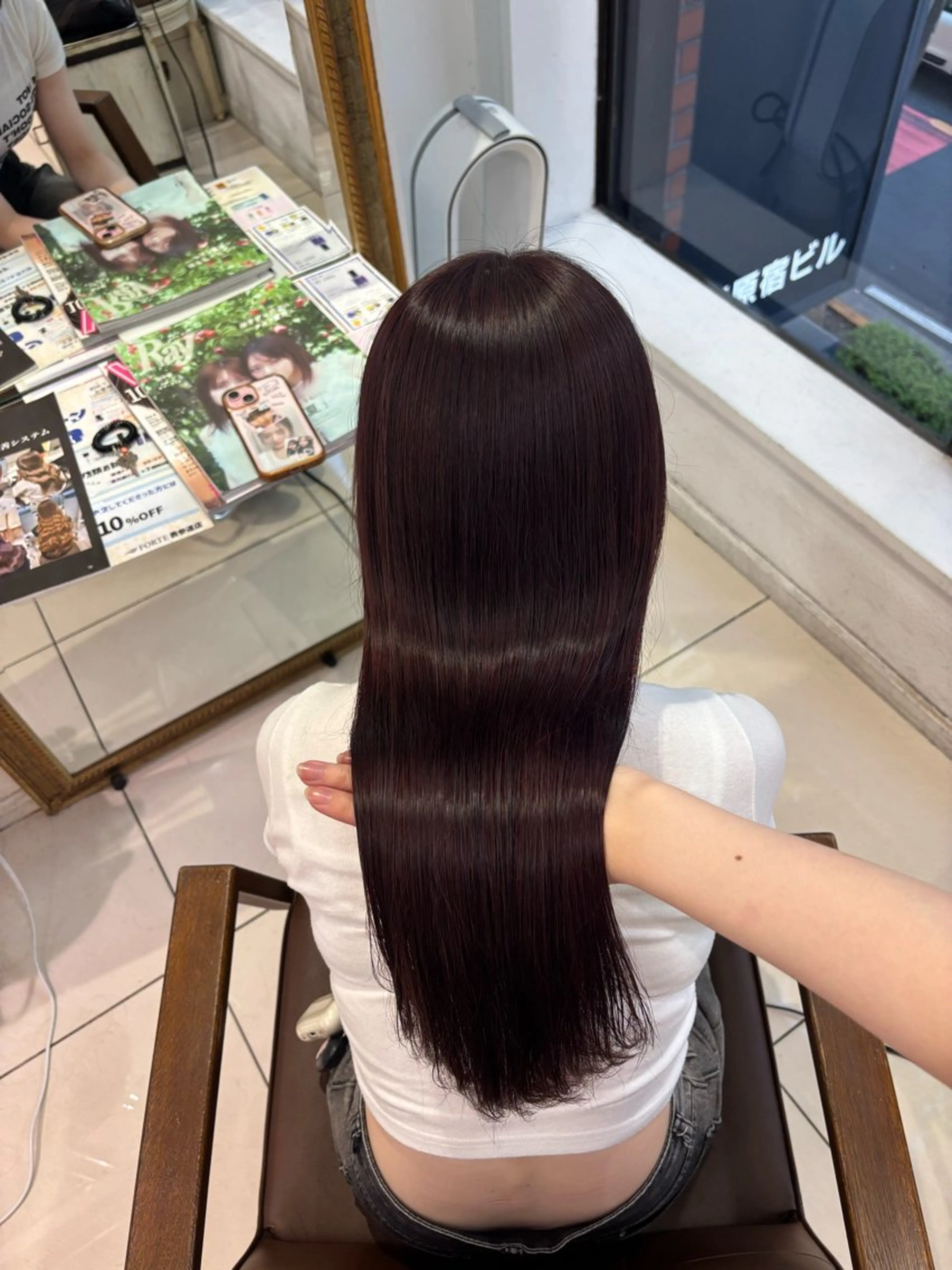 ロング カット ヘアカラー トリートメント 縮毛・髪質改善🩰 mai🐰ྀི🤍のヘアスタイル