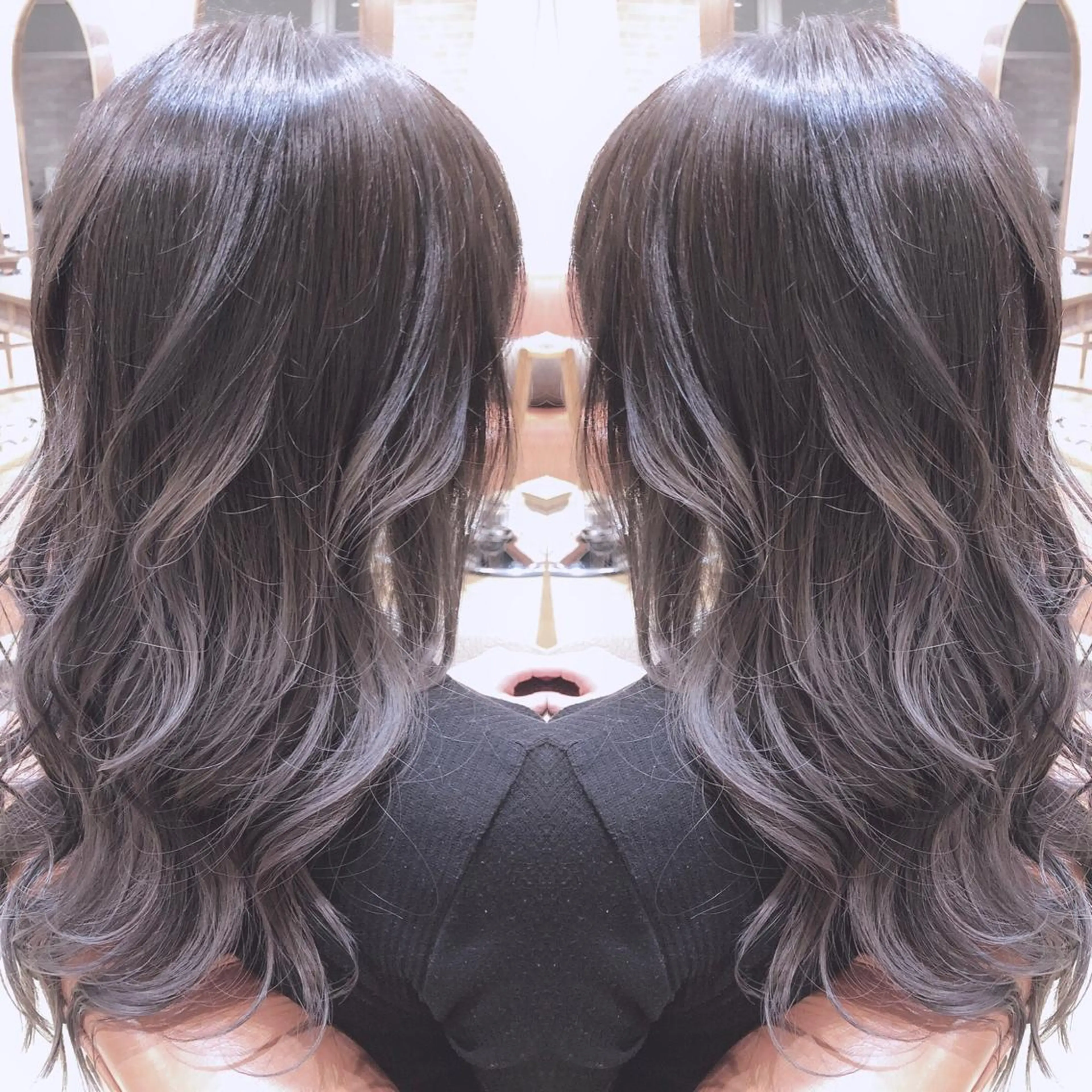 ロング ヘアカラー トリートメント 大山 亮　　【髪質改善】のヘアスタイル