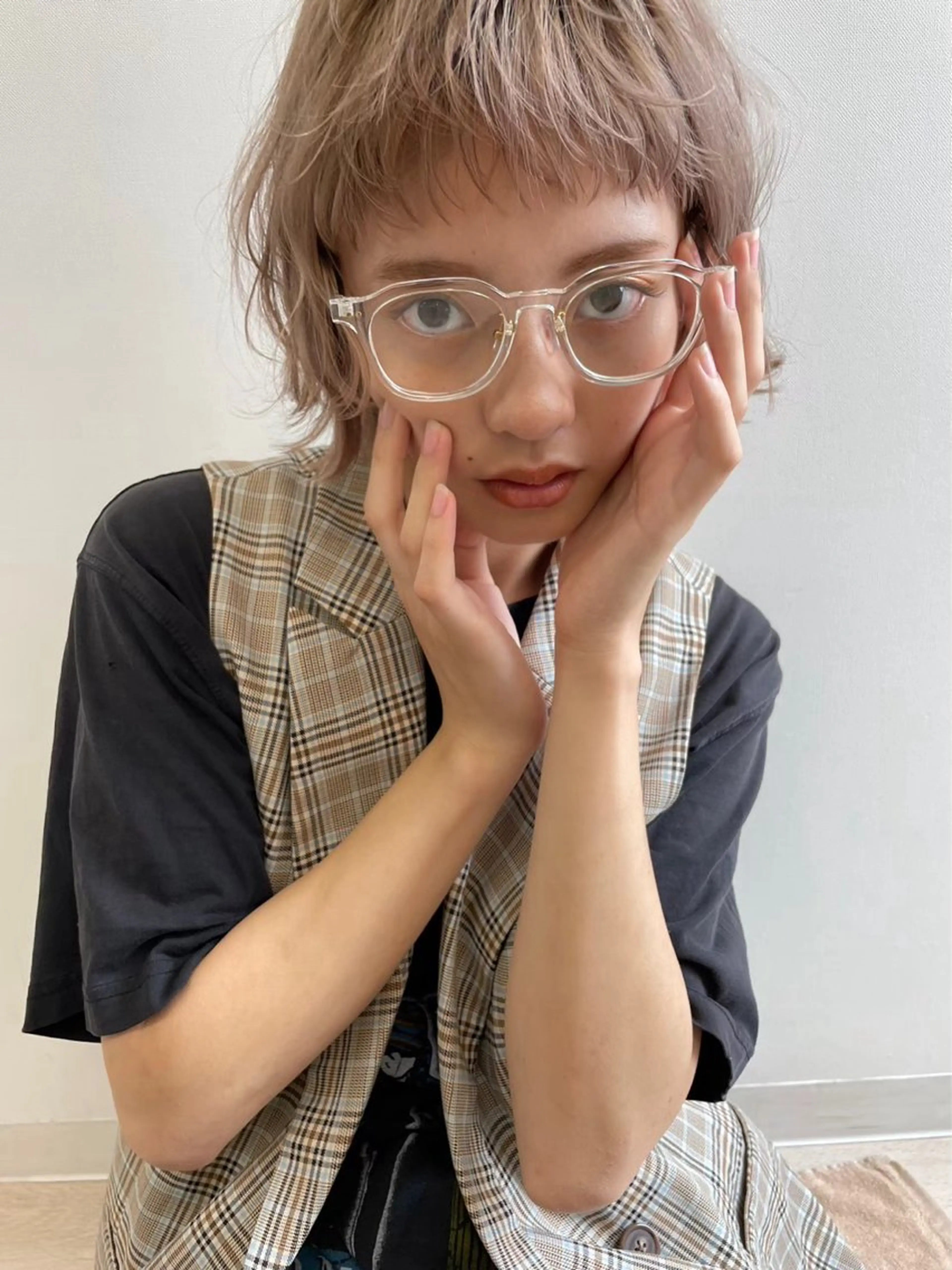 カラー 上野 愛美のヘアスタイル