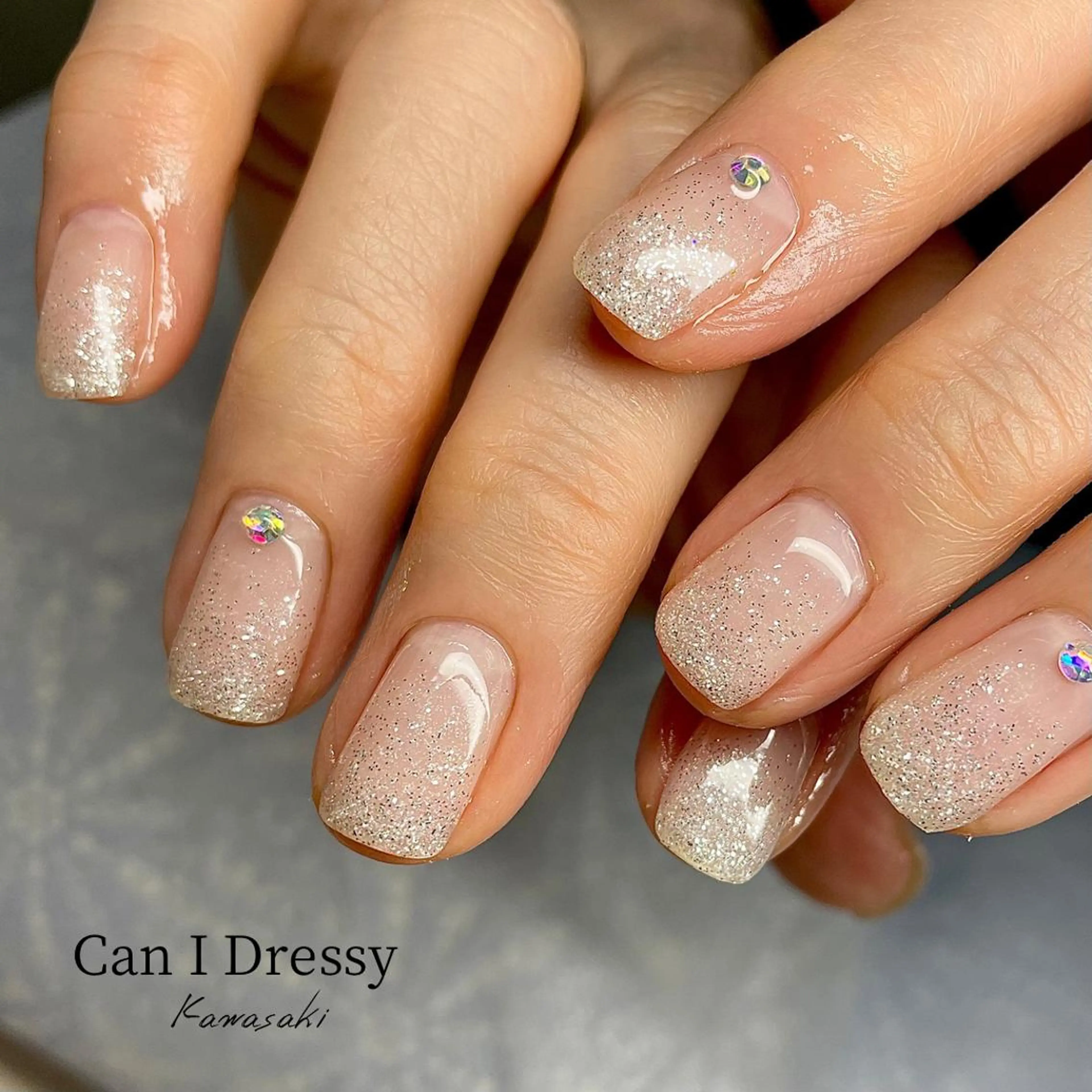 ラメグラデーション(他店オフ代別途1500円)の写真