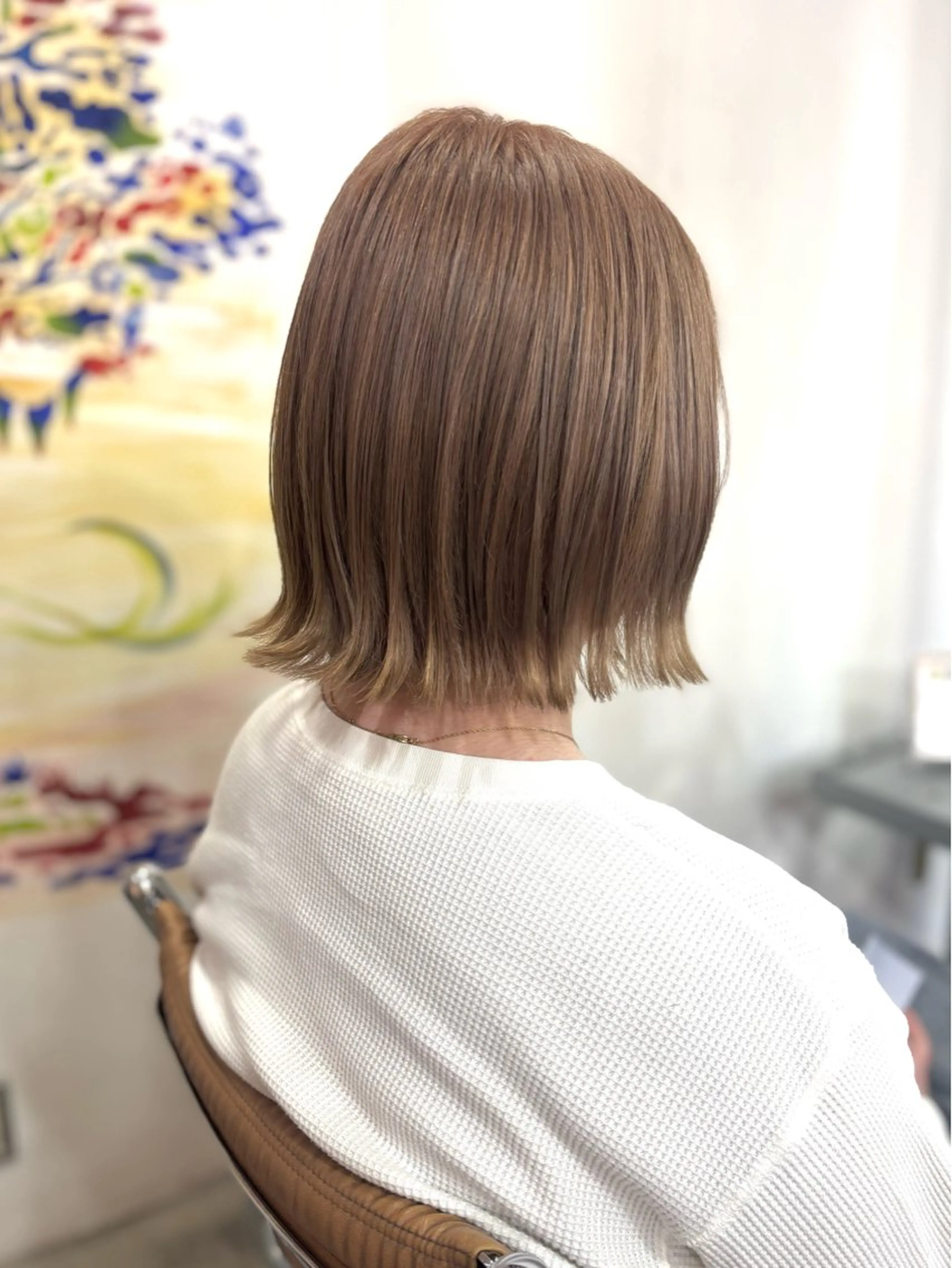 ショート カラー ヘアカラー トリートメント 髪質改善/ヘアケア coiiはしもとはなのヘアスタイル