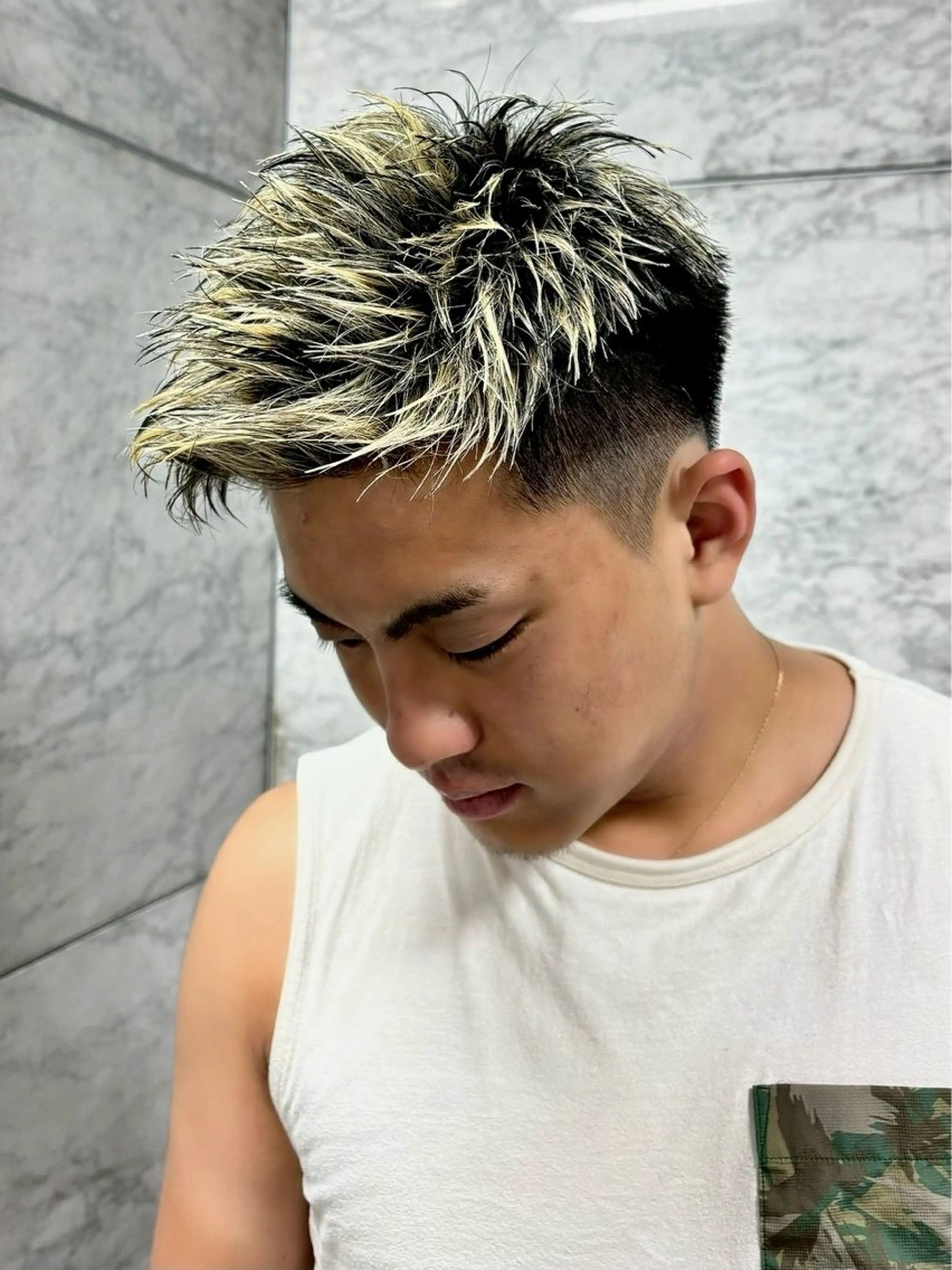 メンズ 京都駅メンズサロン マッシュのヘアスタイル