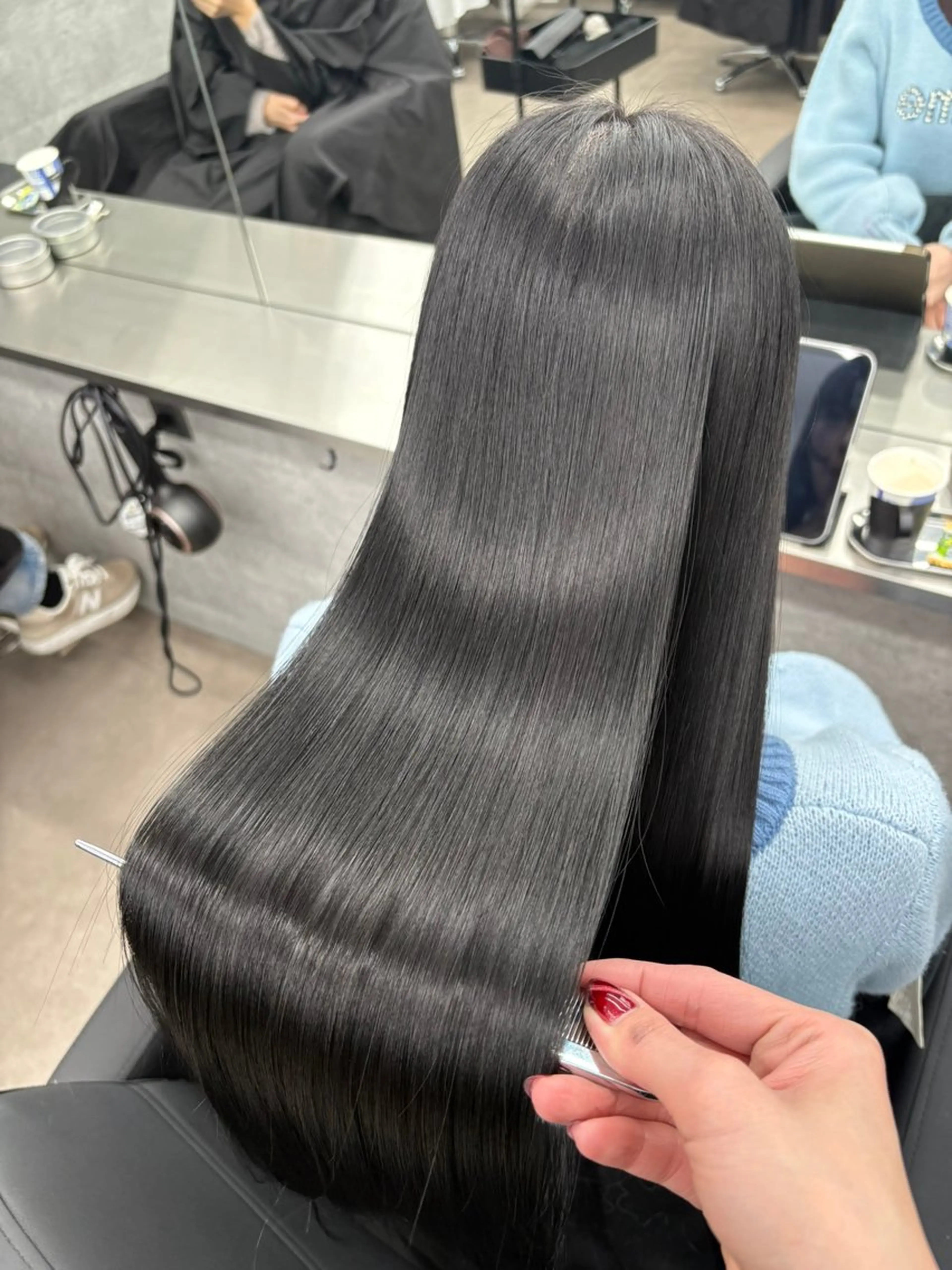 ロング カラー 髪質改善/ﾚｲﾔｰ ｶｯﾄ/店長/原島のヘアスタイル