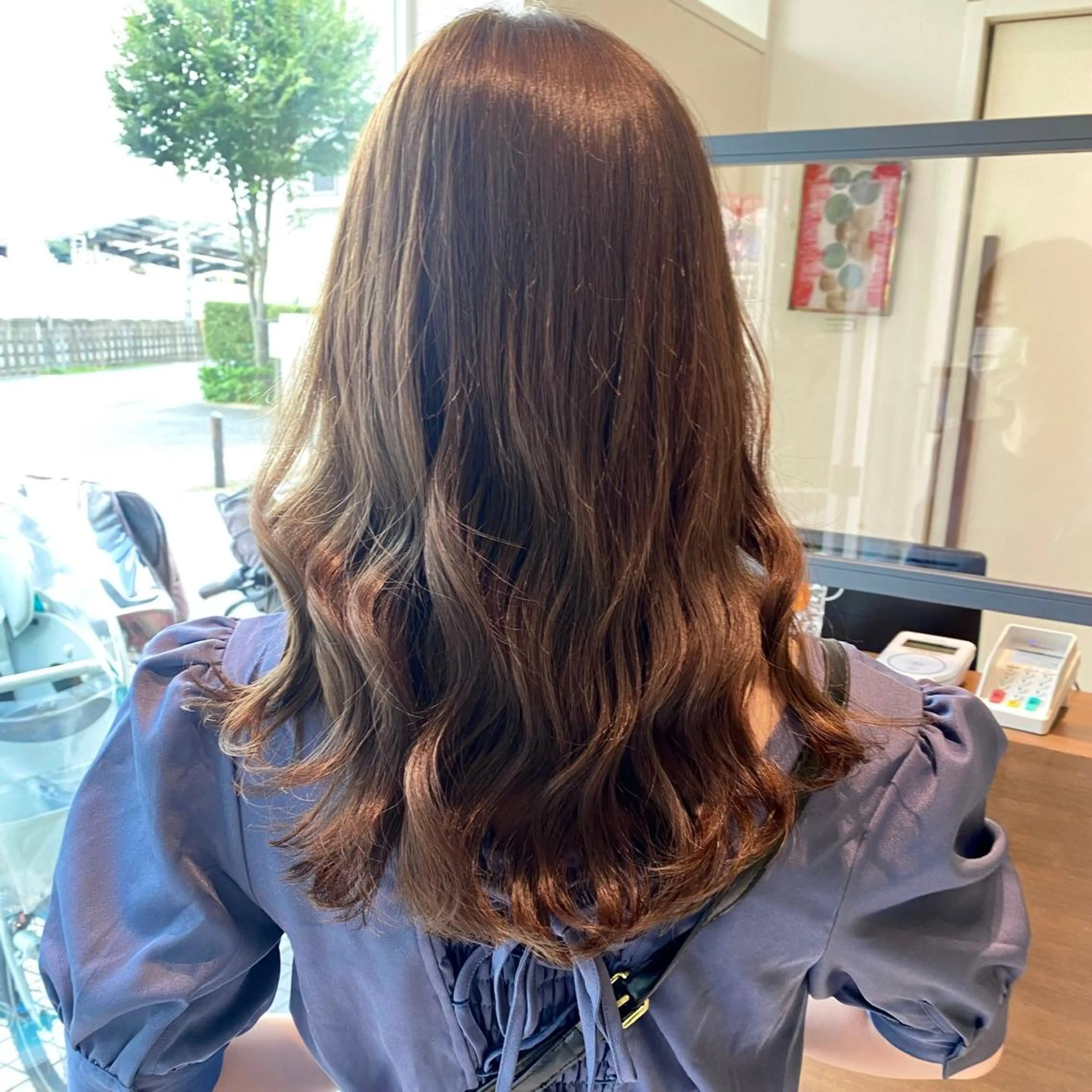 ミディアム カラー パーマ カット トリートメント YUMA/レイヤー/ 似合わせ/パーマのヘアスタイル