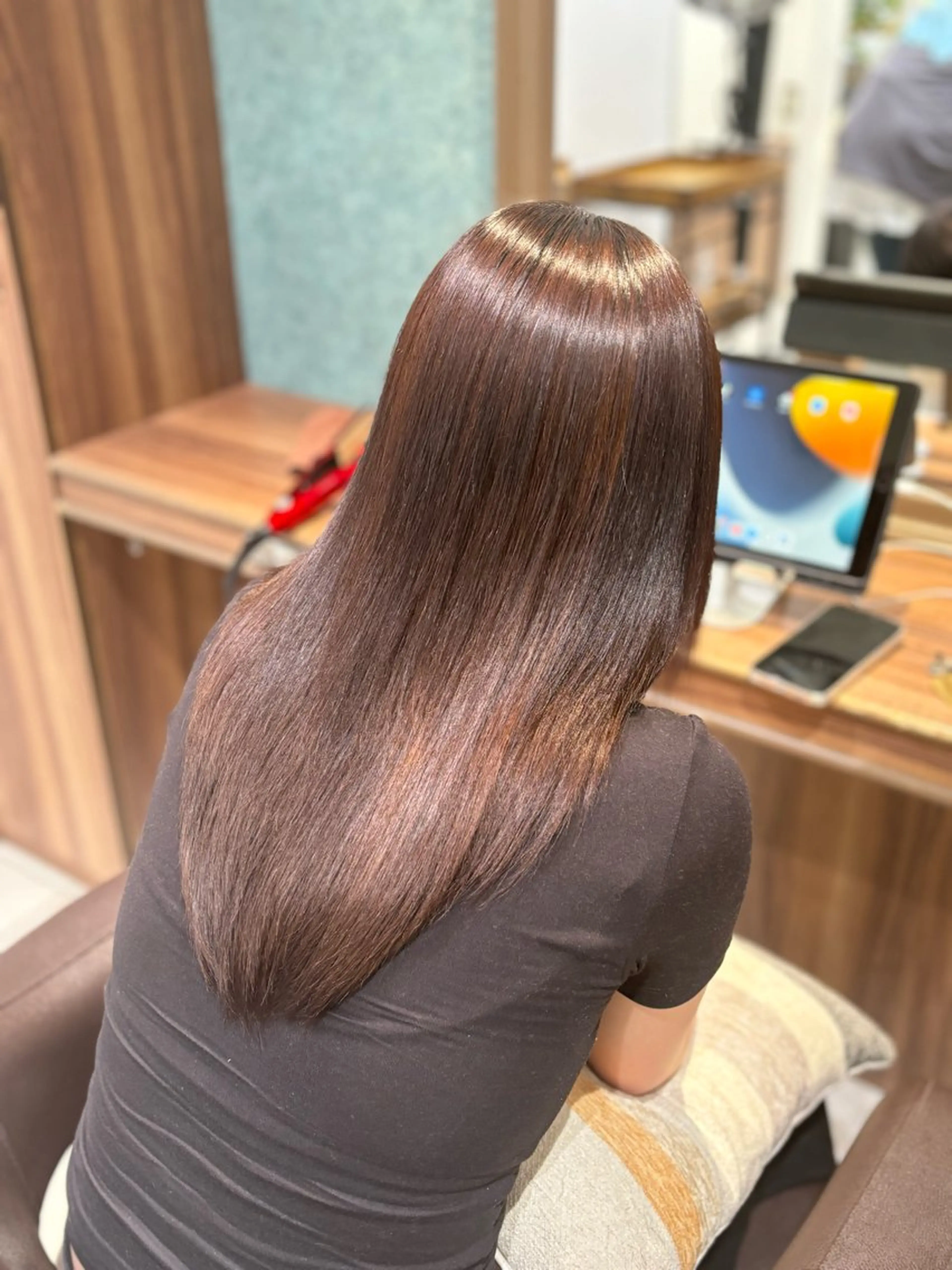 ロング パーマ ゆるふわパーマ🌸/ ハイトーン/あゆみのヘアスタイル