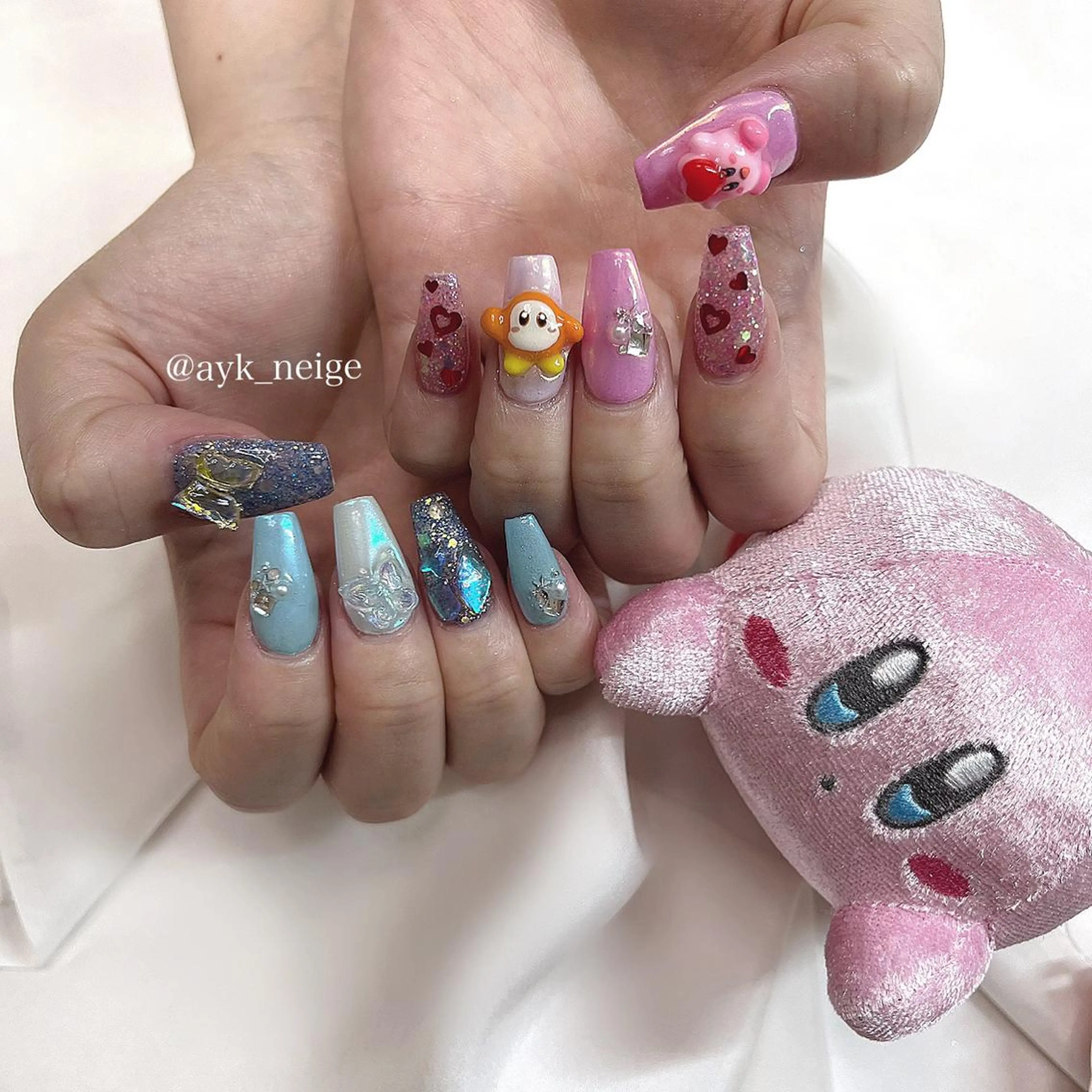 ネイル チークネイル フットネイル フレンチネイル ガラスフレンチ グラデーション n'eige nail所属・大谷 綾香のネイルデザイン